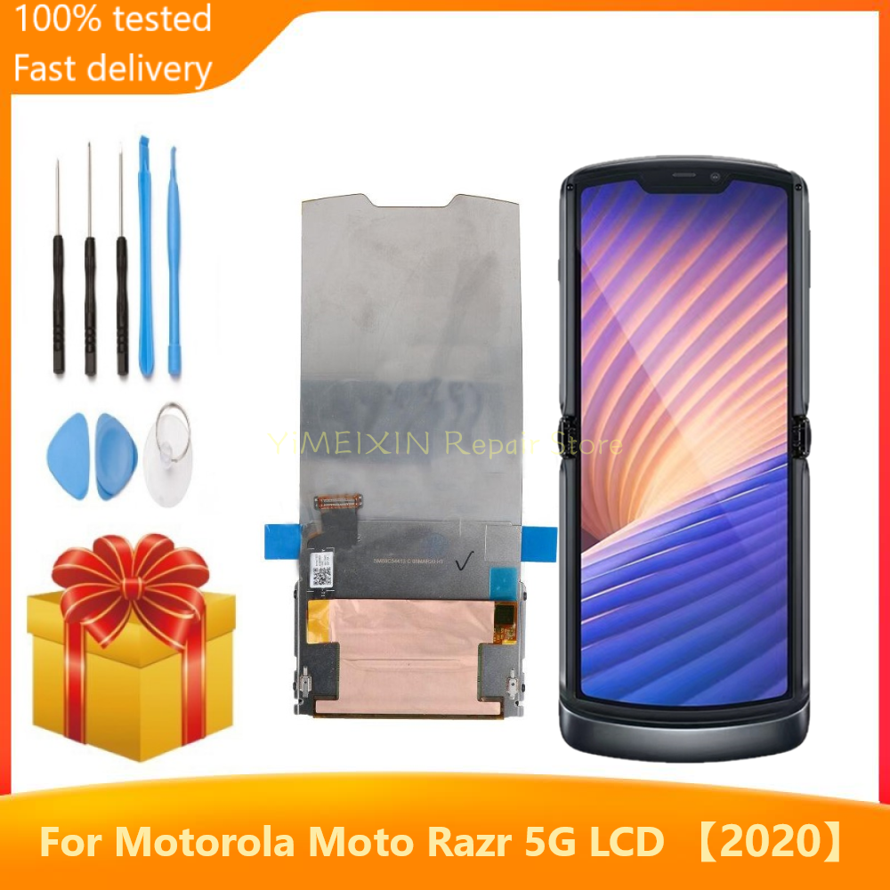 Для Motorola Moto RAZR Φ для Motorola Moto Razr 2020 5G Основной экран  ЖК-дисплей в сборе Бесплатная доставка | AliExpress