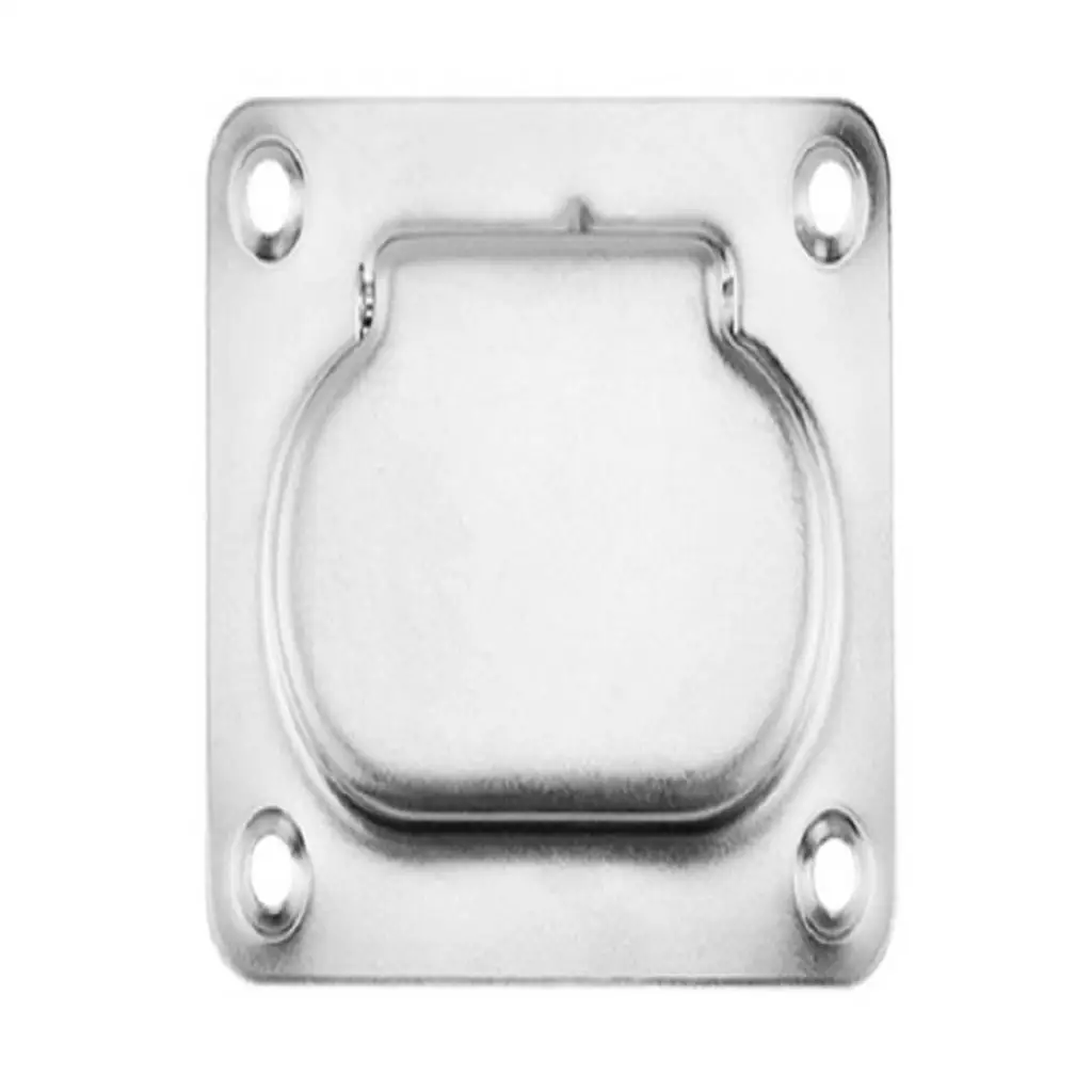 Rectangular Flush Spring  Handle Marine lock Accessories   76 x 56 mm / 3 x 2.2 inches