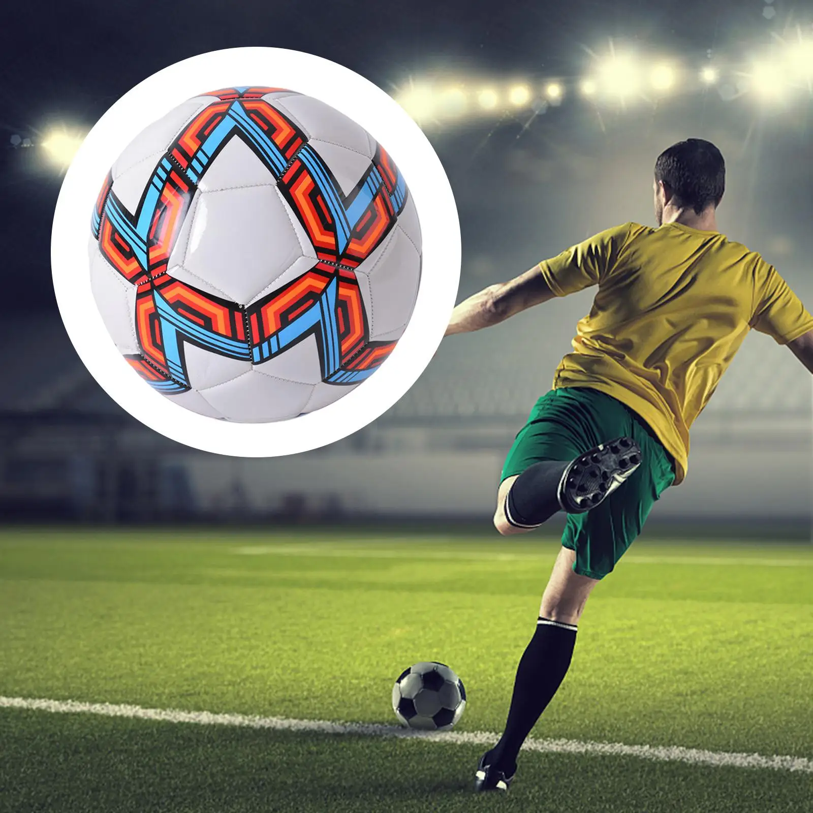 48 X JOB LOT BULK size 5 PVC Soccer Ball Football Outdoor clearance full size 
