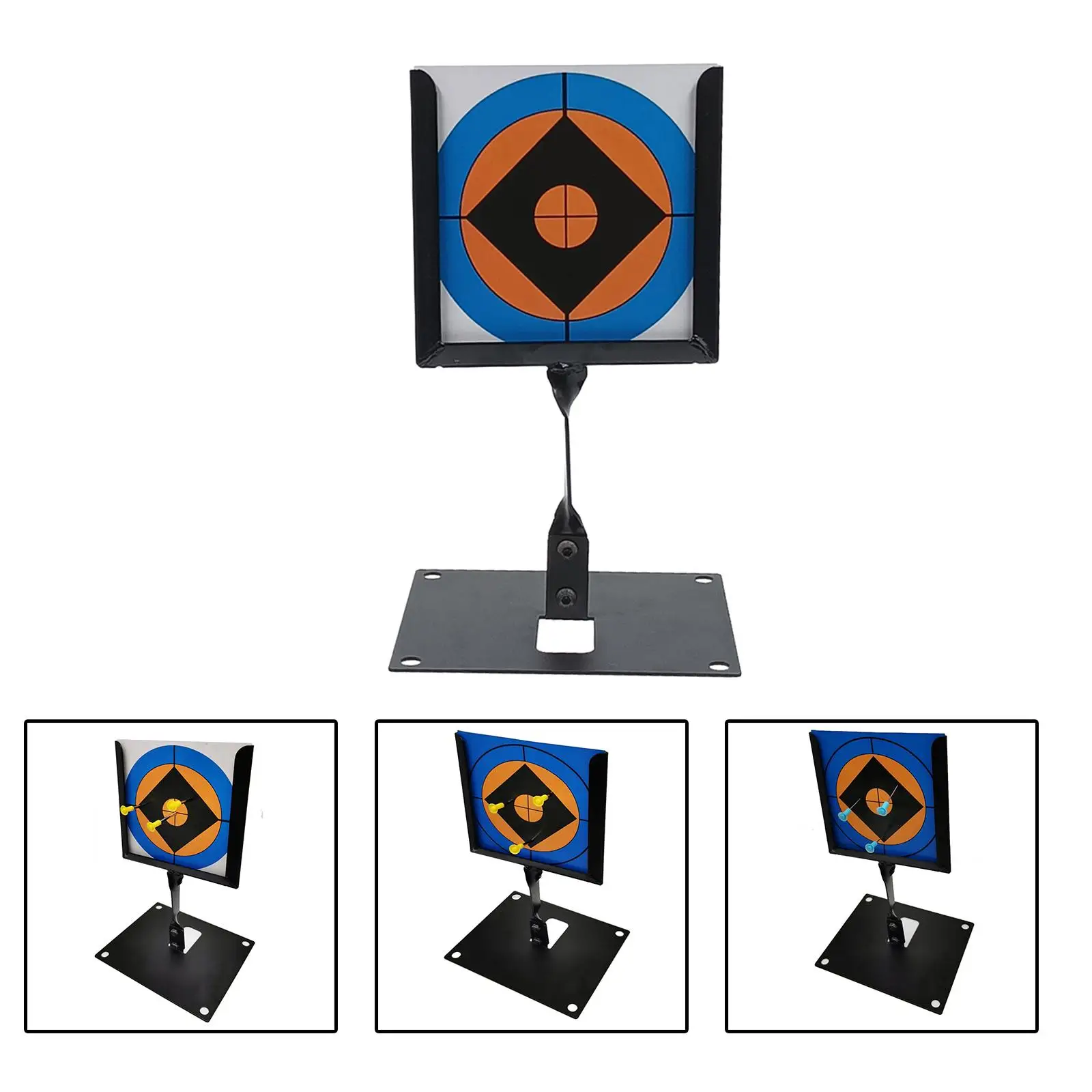 Target Stand Holder with 14cm Paper Target Hunting Support