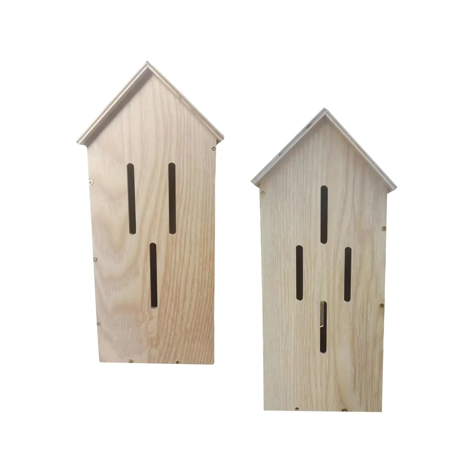House Tree Guards Trunk Protector Butterfly Habitat Supplies Wooden Butterfly House for Garden