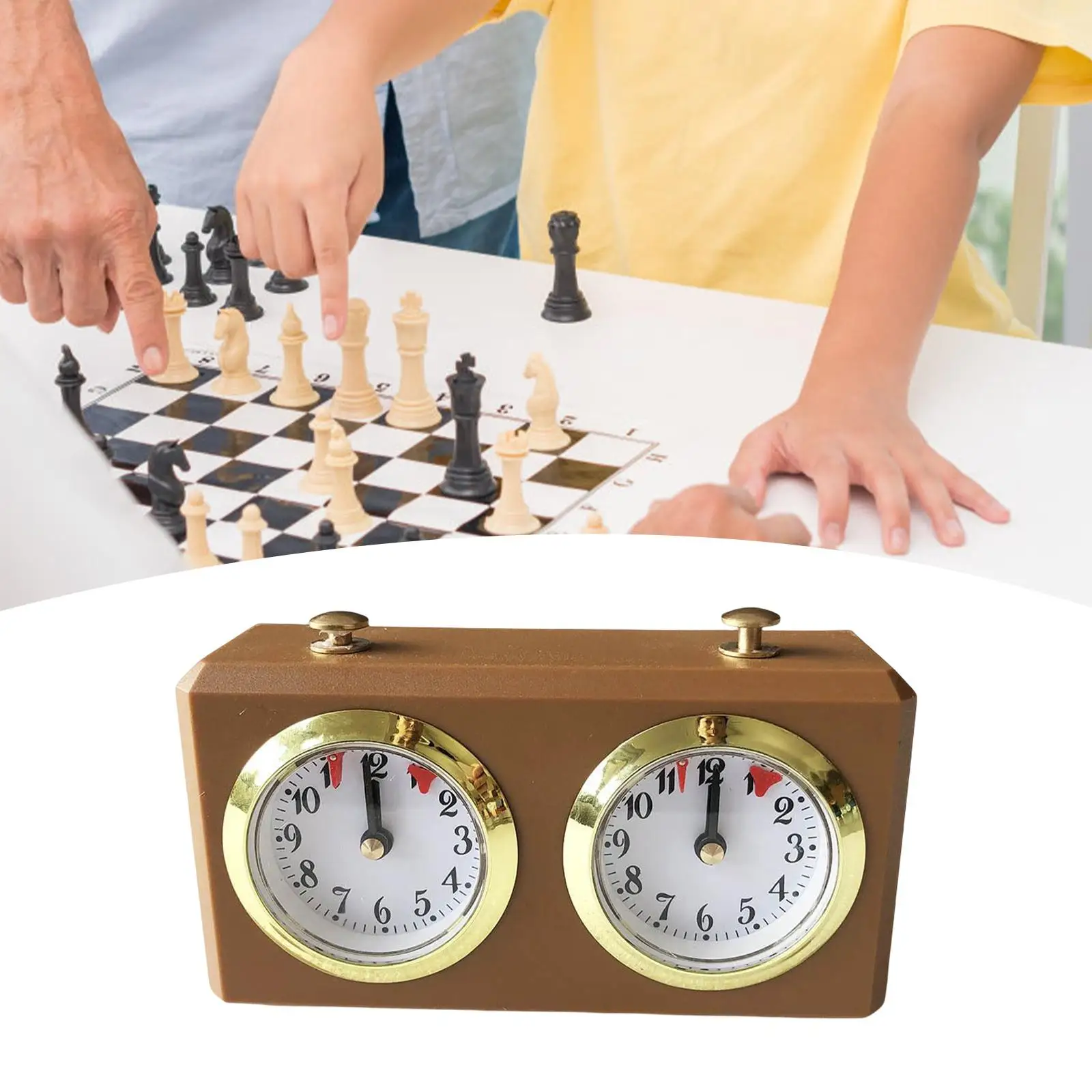 Mechanical Chess Clock Retro Chess Clock Timer for Bonus Competition Electronic Board Game