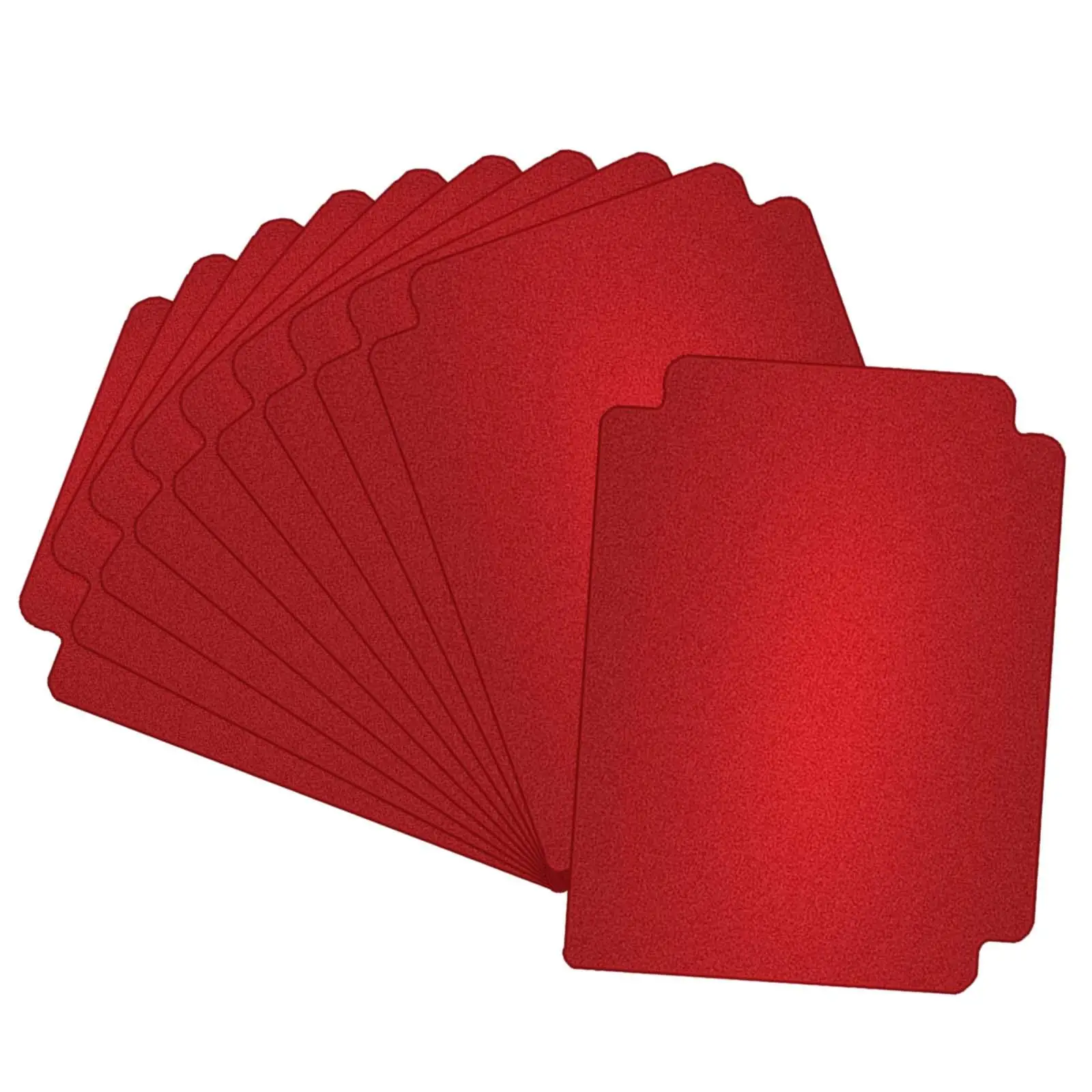 10 Pieces Trading Card Dividers Standard Card Page Dividers for Sports Cards