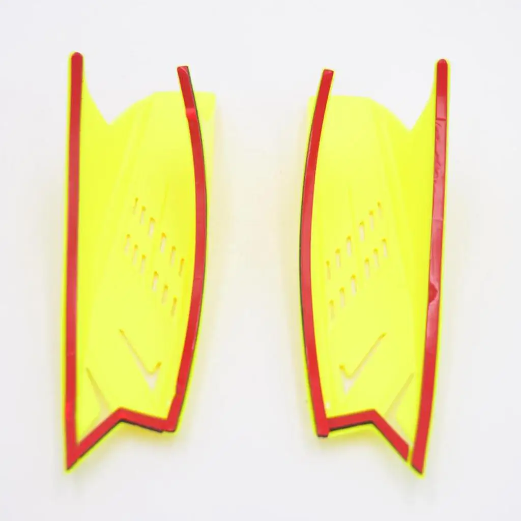 1 Pair Unisex Yellow  Helmet s Accessories Racing Dirtbike With Tapes