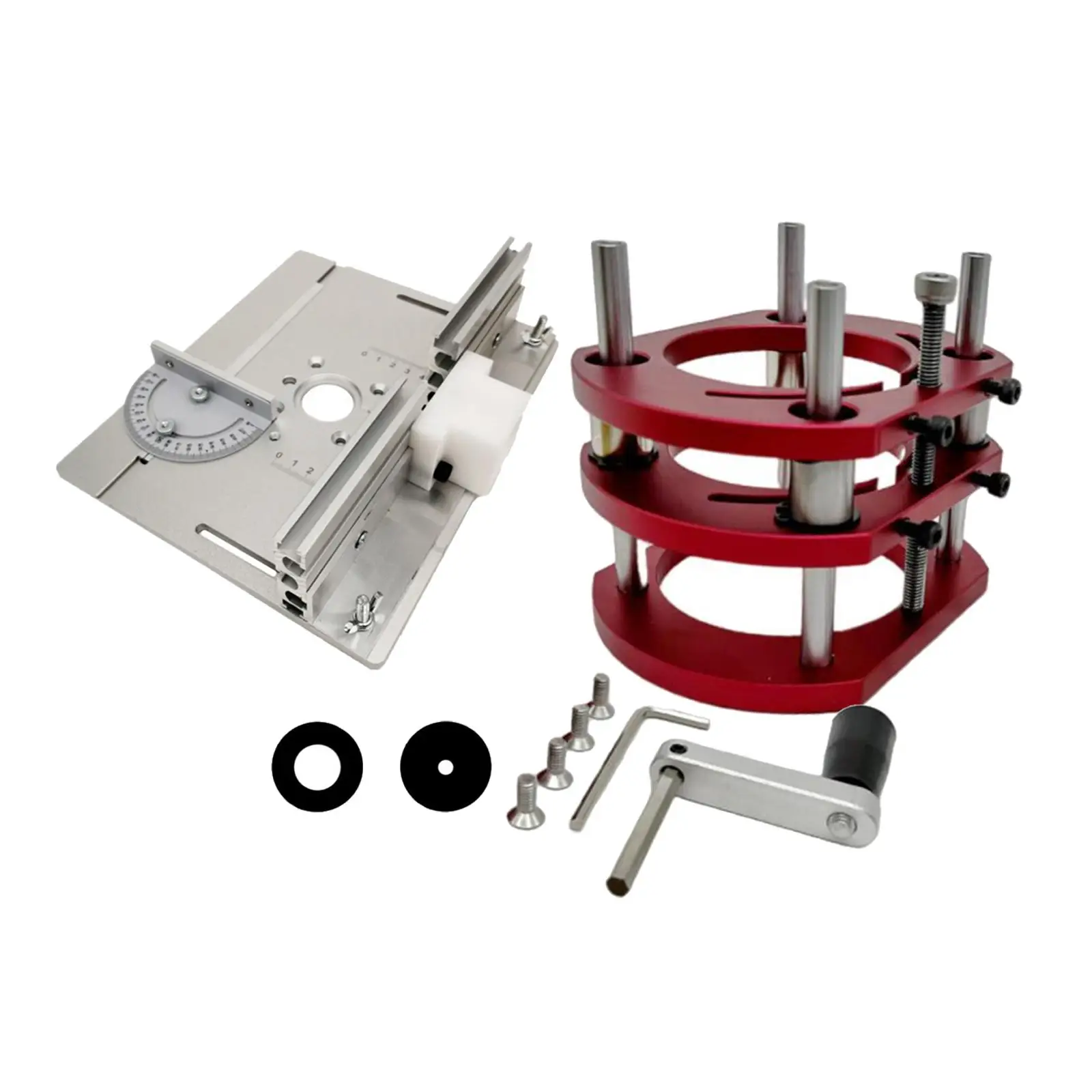 Woodworking Lifting Platform Stand with lifting base Router lifting system for 64-66mm Diameter Motors Milling Trimming Novices