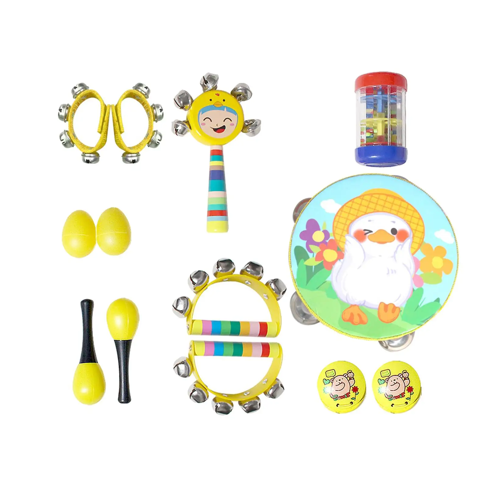13Pcs Montessori Music Toy Percussion Sets Rhythm for Party Toys Preschool