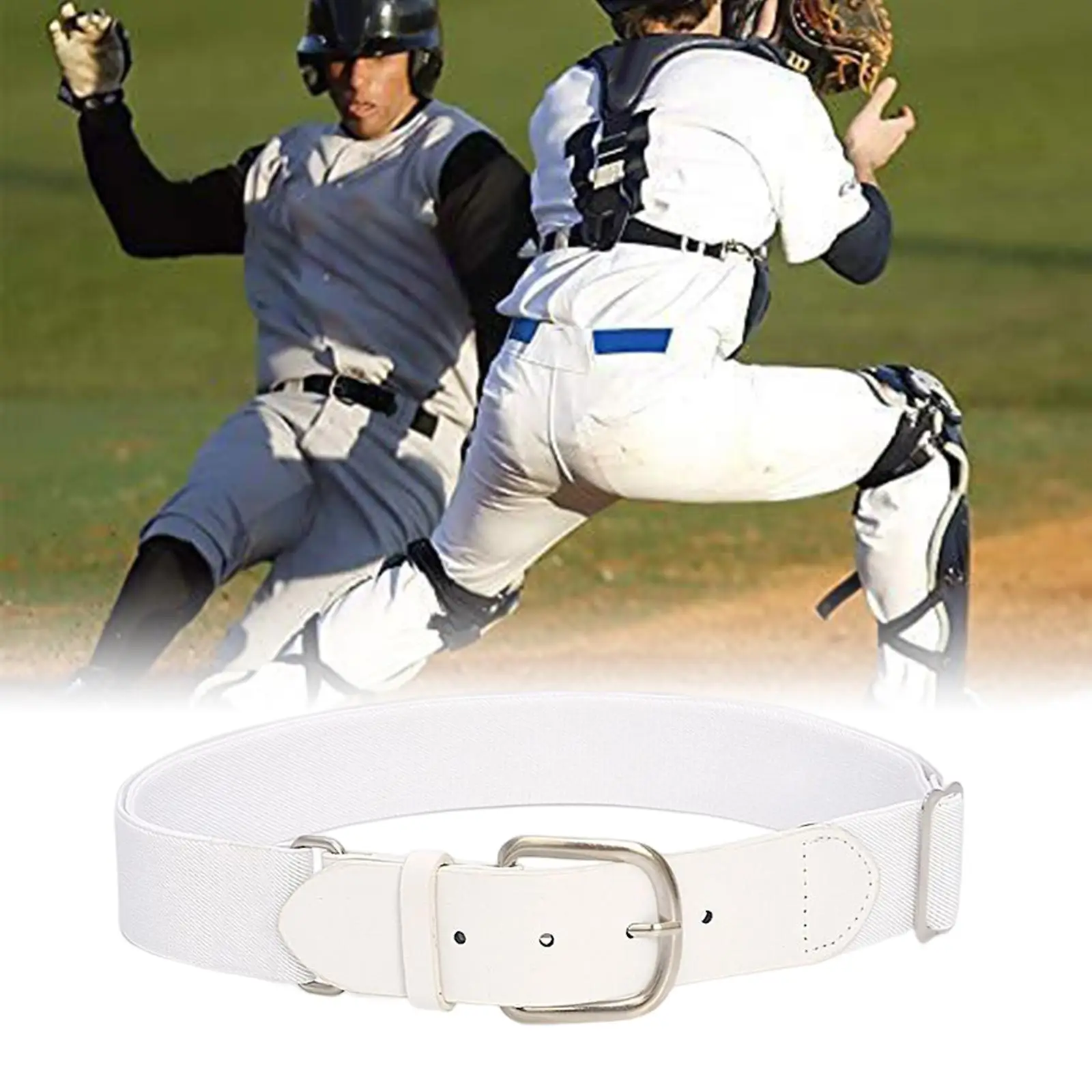 Baseball Belt Softball Belt Waistband for Women or Men Versatile Clothes Accessory Flexible Comfortable Buckle Closure Durable