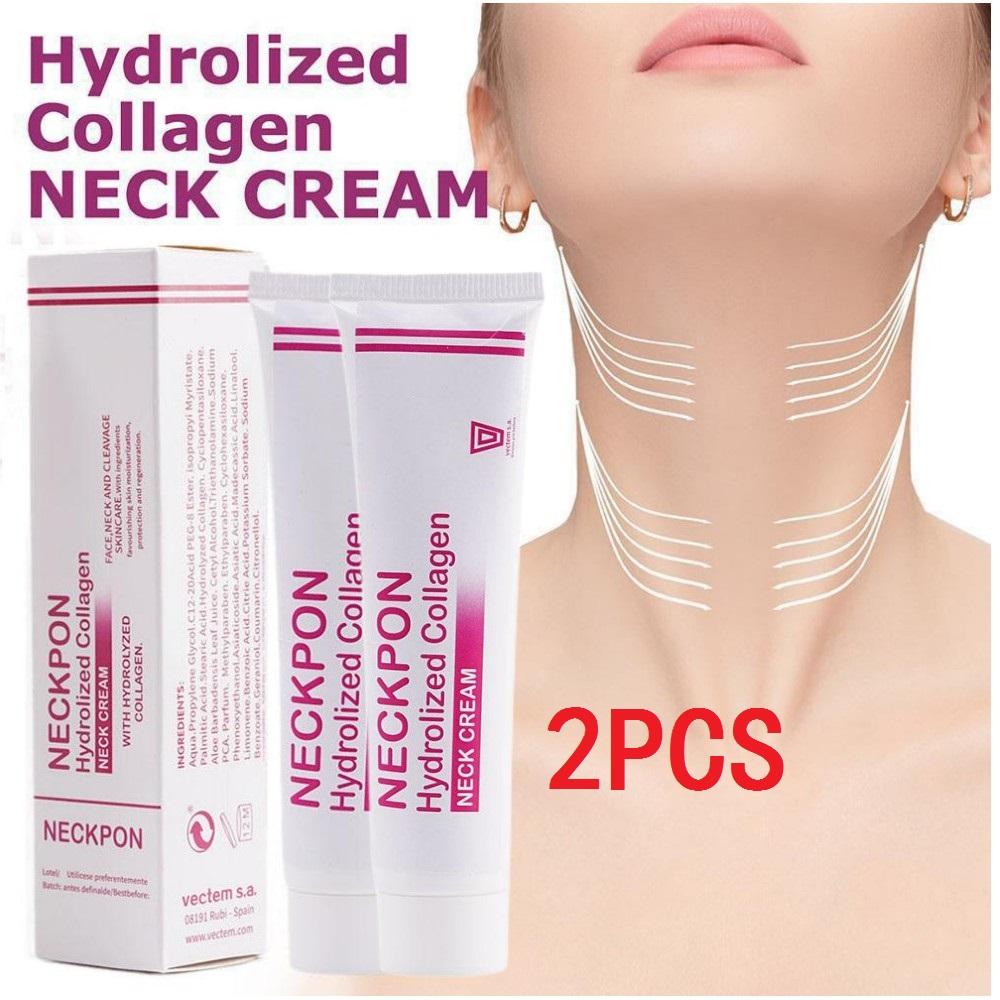 Best of 2PCS Neckpon Hydrolized Collagen Neck Cream For Face Neck Cleavage Skincare Cream With Hydrolized Collagen Vera Anti-aging Cream Reviews & Tips