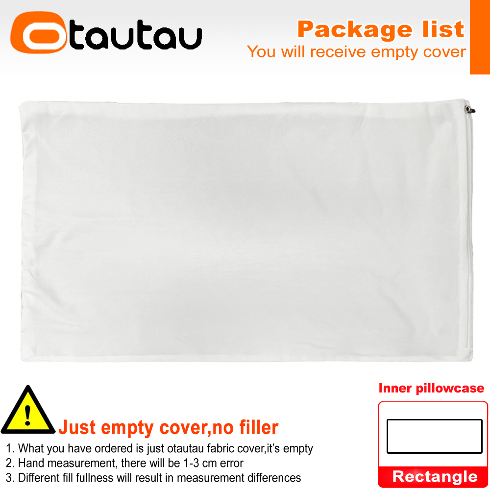 Description Picture 5 of itemOTAUTAU Full Sizes Rectangle Inner Pillowcase Insert Cushion Cover Long Body Throw Pillow Case Anime Dakimakura Backrest ZT2ND2T