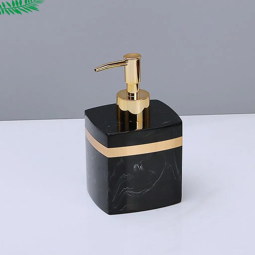 Refillable Resin Soap Dispenser Reusable Lotion Pump Bottle Handwash Container