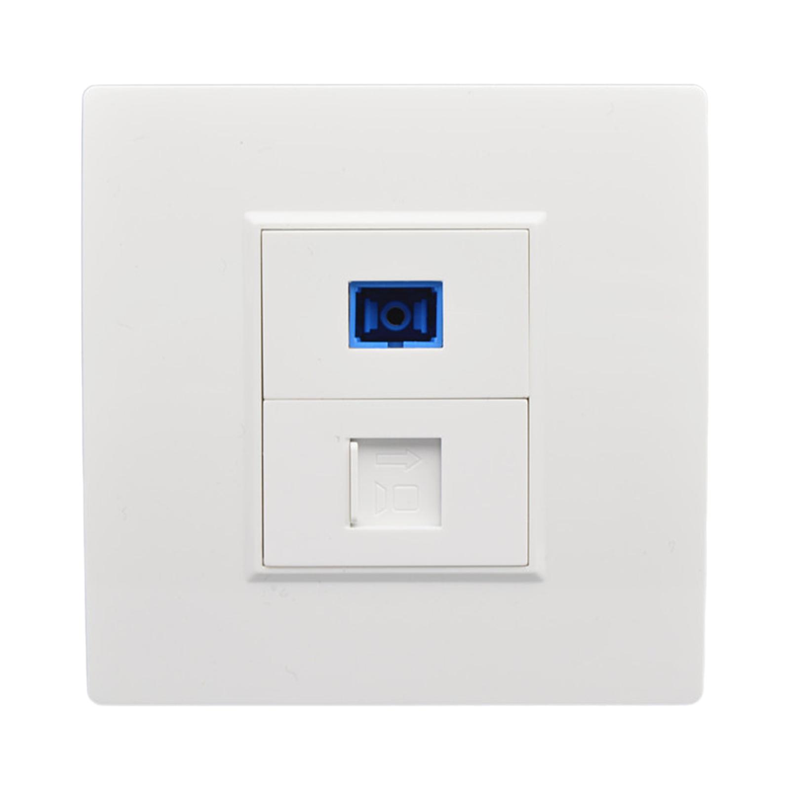 Network Wall Plate Outlet Devices Optical Interface for Cable Installation Computer