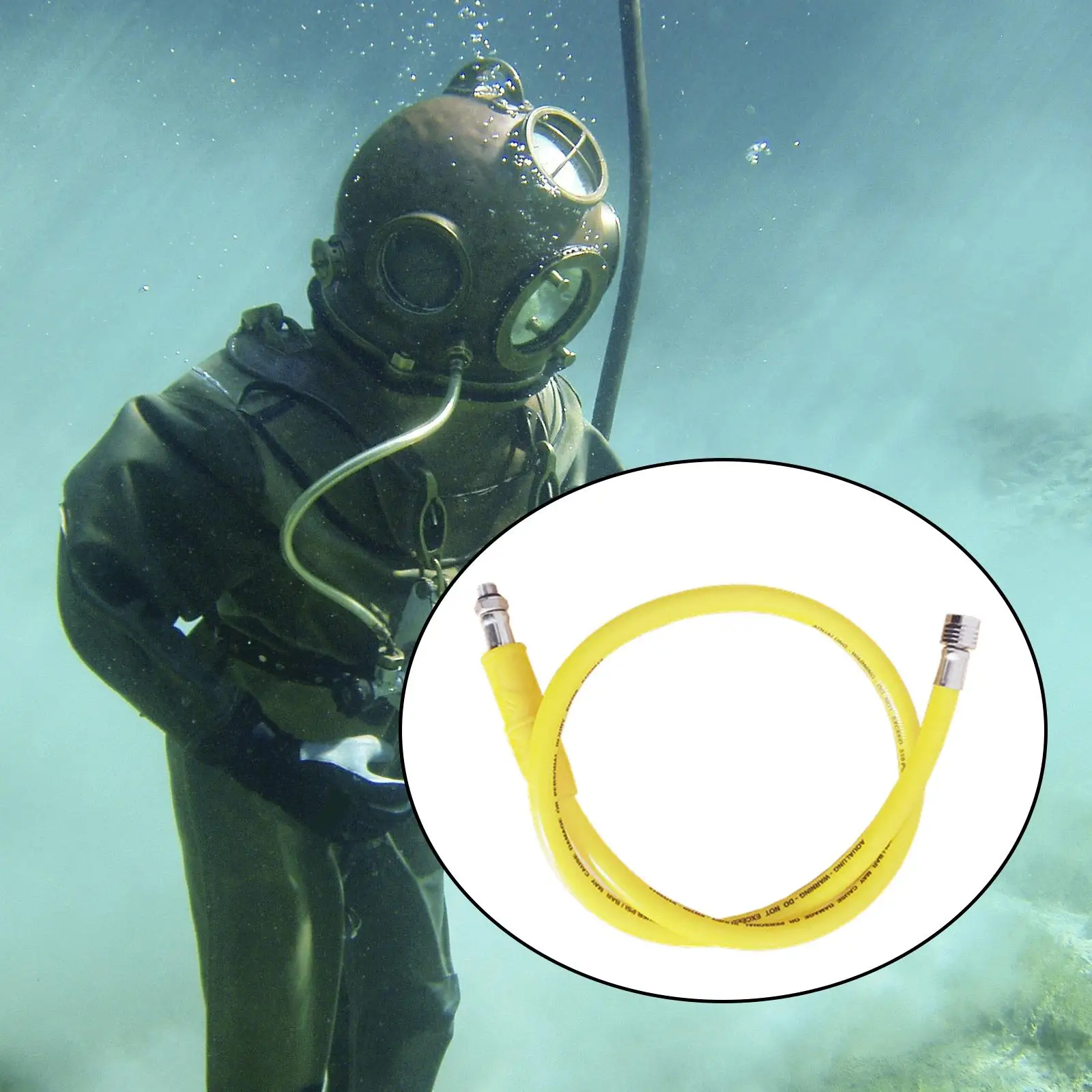 Submersible Medium Pressure Hose Scuba Diving Regulator for Snorkeling