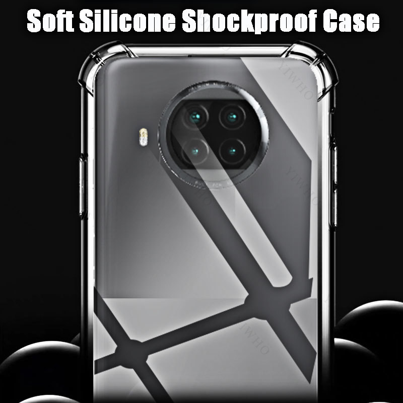 Klare Handyhülle für Xiaomi Mi 10T Lite 5G, TPU, transparent, für Xiaomi Mi 10TLite 5G 6,67 Zoll M2007J17G, stoßfest – Detail 6