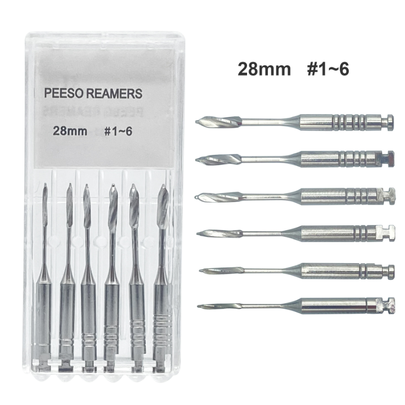 Best of Dental Endodontic Drill Gates Glidden Peeso Reamers Rotary 32mm / 28mm Engine Use Stainless Steel Endo Files #1- #6 Reviews & Tips - Image 2