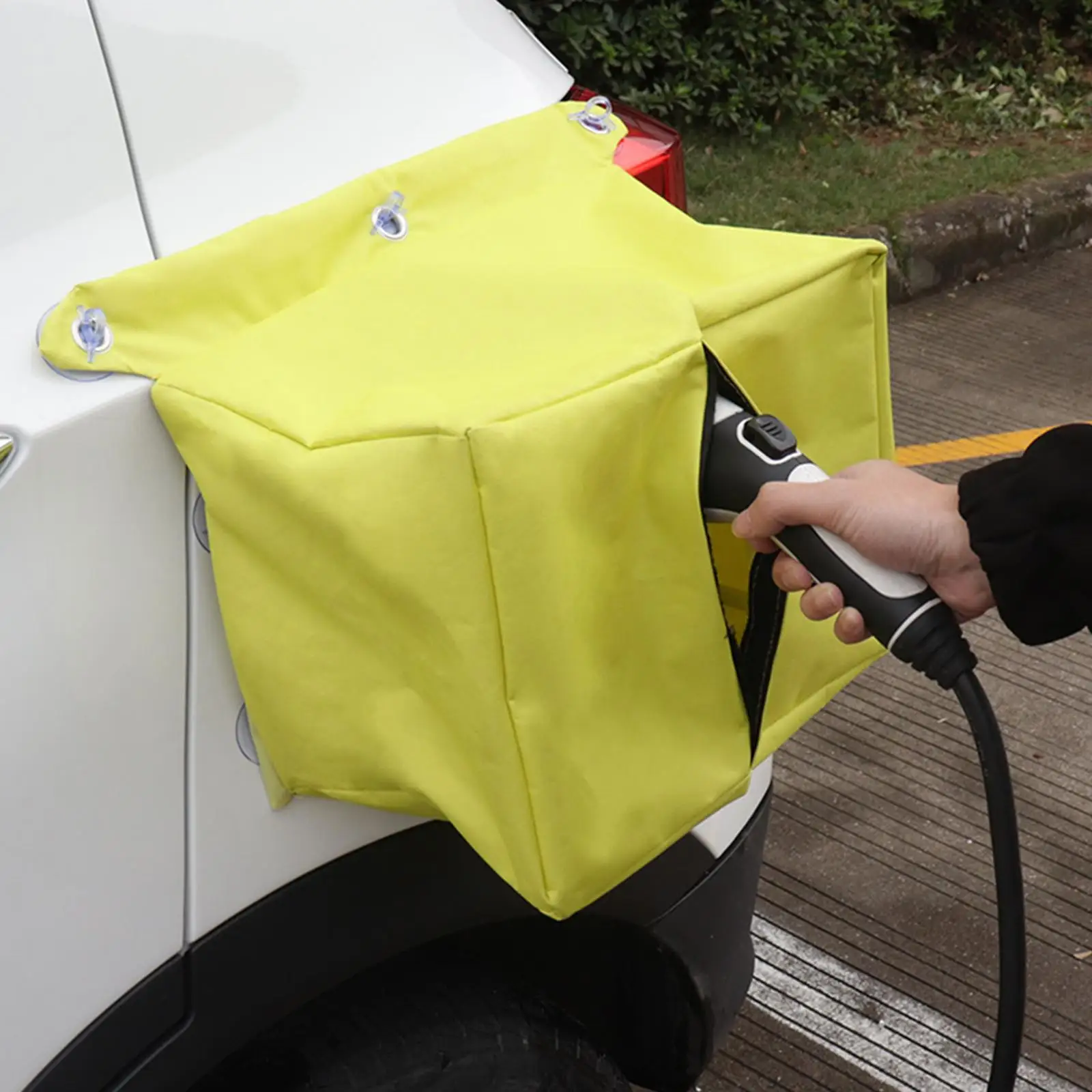 Electric Car Charger Cover for Outdoor Rain Cover for Vehicle Charging Port