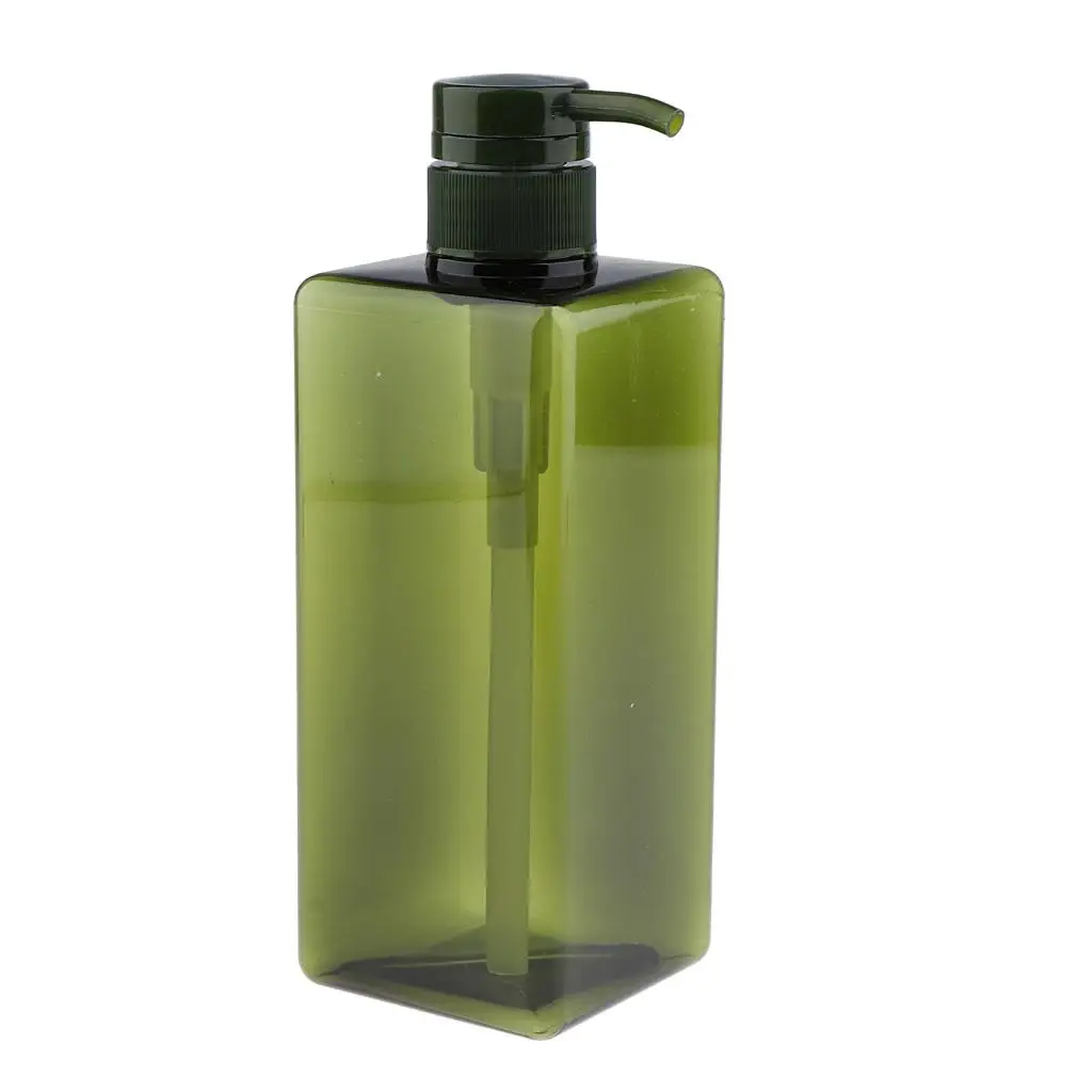 650ml Round Bottle with Pump Dispensers, Refillable Lotion Liquid Soap Pump Bottle, BPA Tops - Select Colors