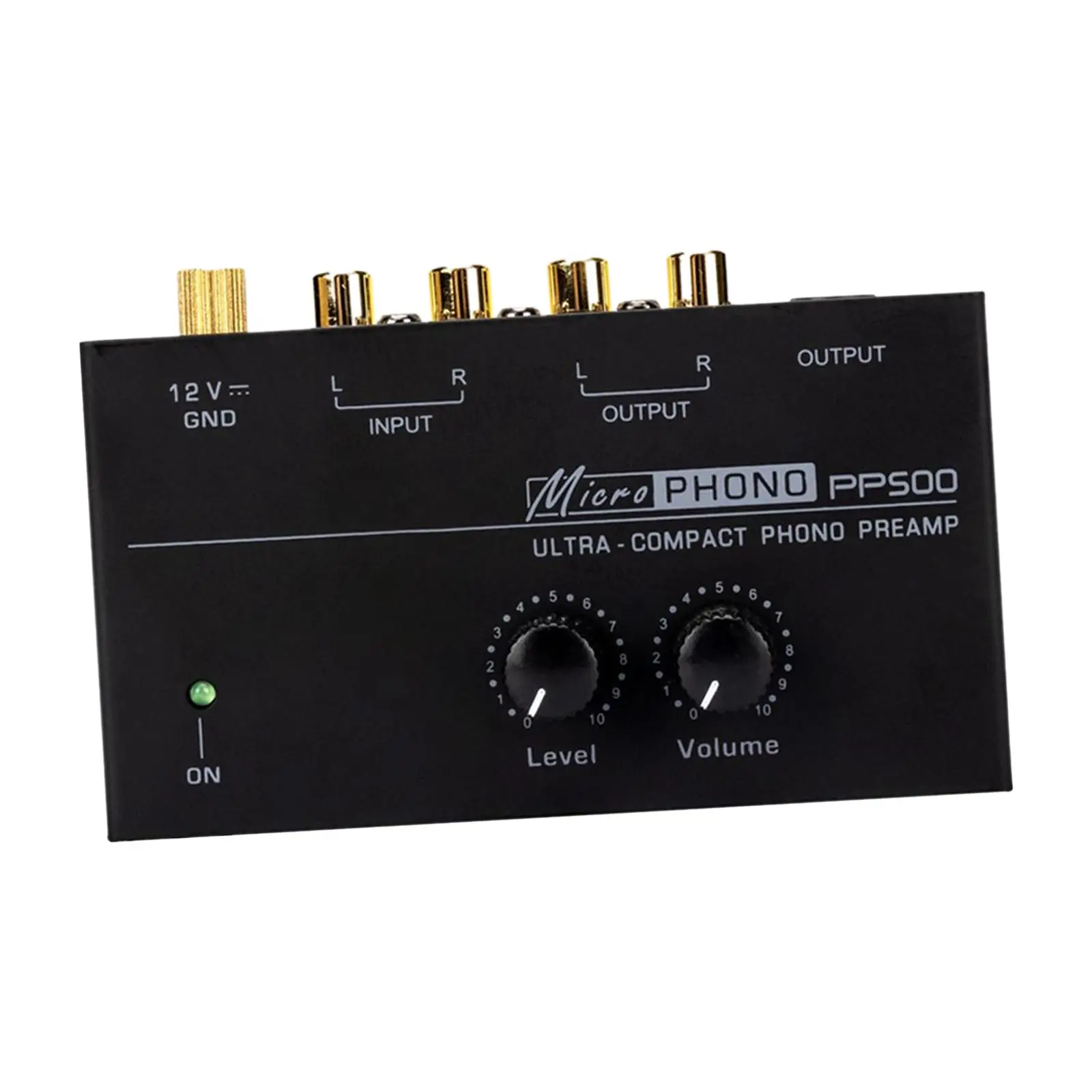 Phono Preamp DC 12V Turntable Preamplifier for Amplifiers Computers Speakers
