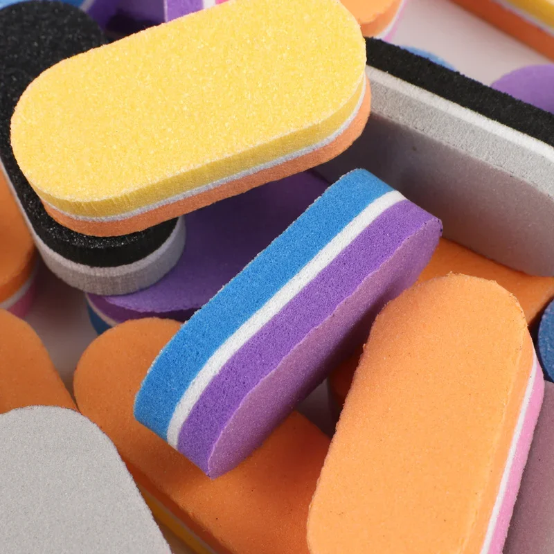 Best of 10 / 20 / 40Pcs Double Color Mini Nail Sponge File Buffer Block Buffing Sanding File Pedicure Manicure Tool Gel Suplies Accessories Reviews & Tips - Image 3