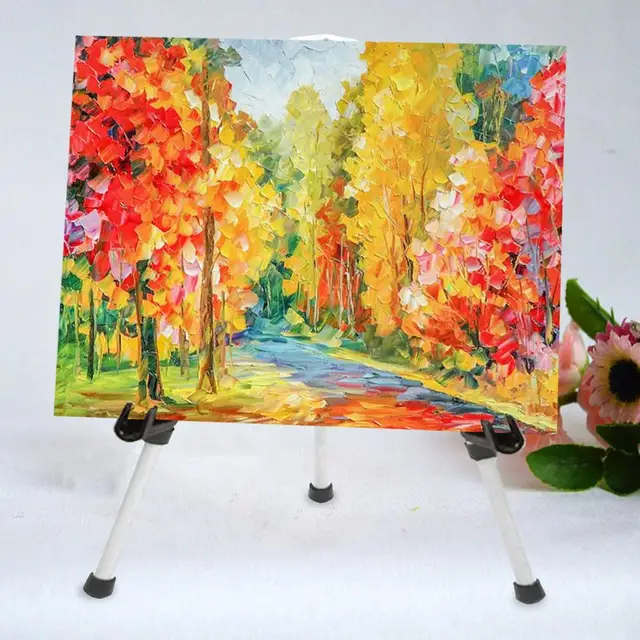 Portable Travel Easel Portable Height Adjustable Table Easel Stand  Versatile Tripod for Art Events Displays Canvas Paintings - AliExpress