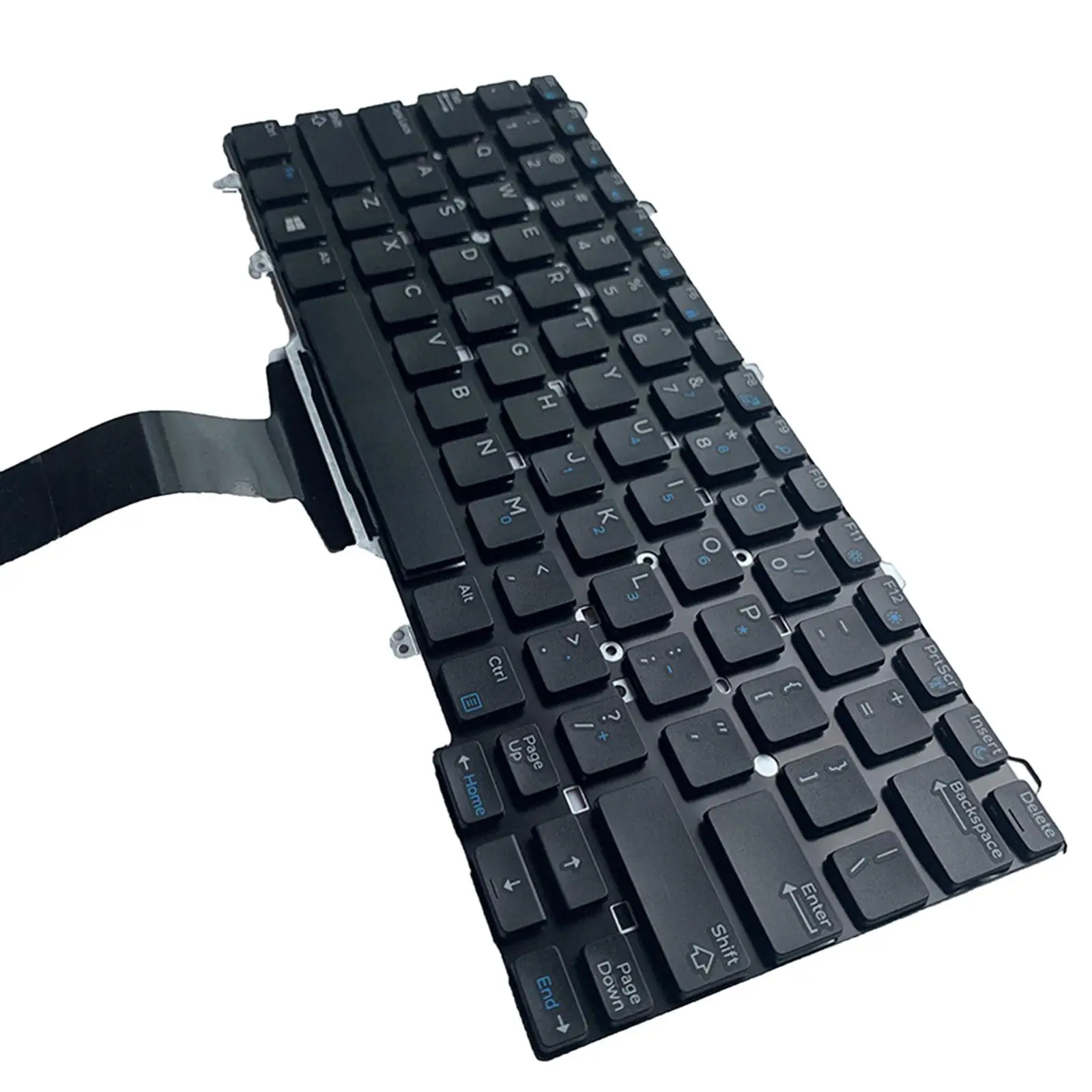 Laptop Keyboard US Layout Notebook ABS Keyboard Replacement for Dell Latitude 3340 3350 E3340 E5450 E7470 0VW6J9 SN7230