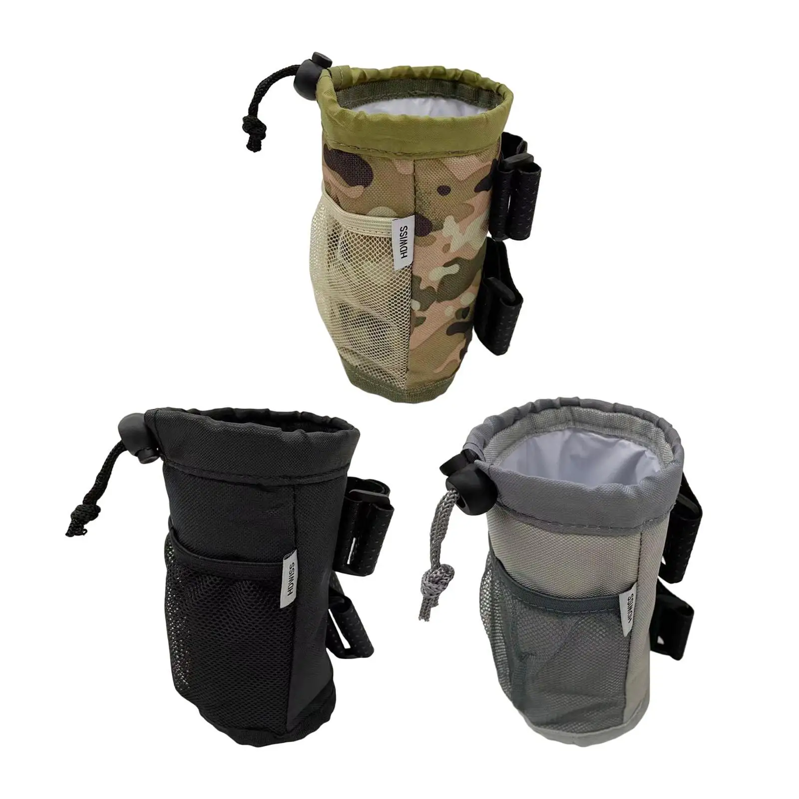 Bike Cup Holder Thermal Insulation, Portable 2 Adjustable Straps Water Bottle Cage