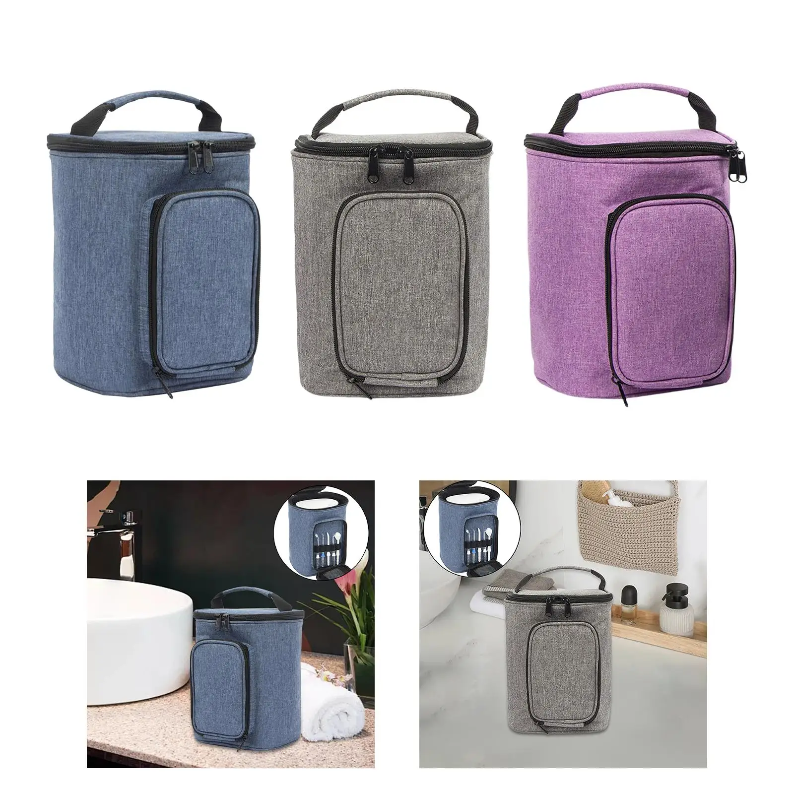 Water Flosser Storage Bag Home Travel Use Accessory Containers Strong Sturdy Carry Handle Carrying Storage Bag for Water Flosser