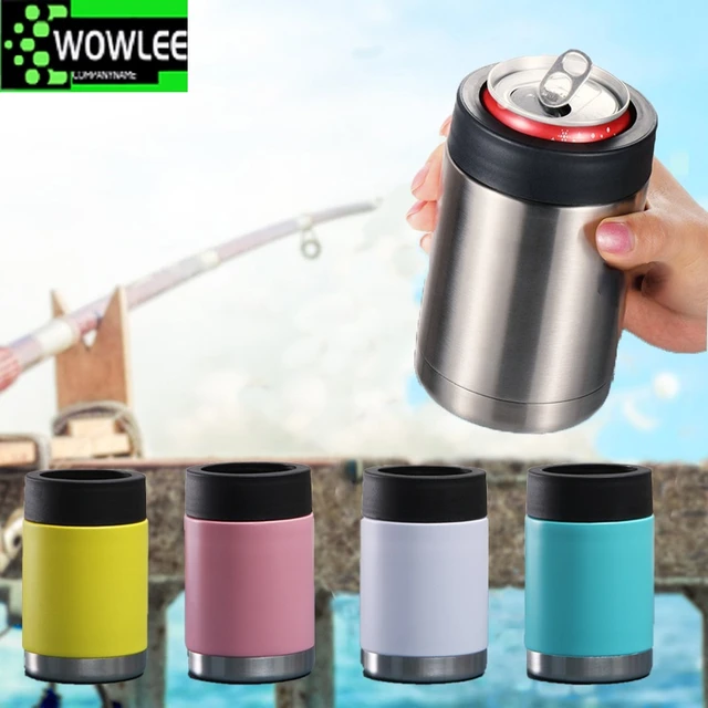 12oz Can Cooler Beer Bottle Holder Cold Keeper Double Stainless Steel  Double Wall Insulated Vacuum Container Kitchen Keeper - Vacuum Flasks &  Thermoses - AliExpress