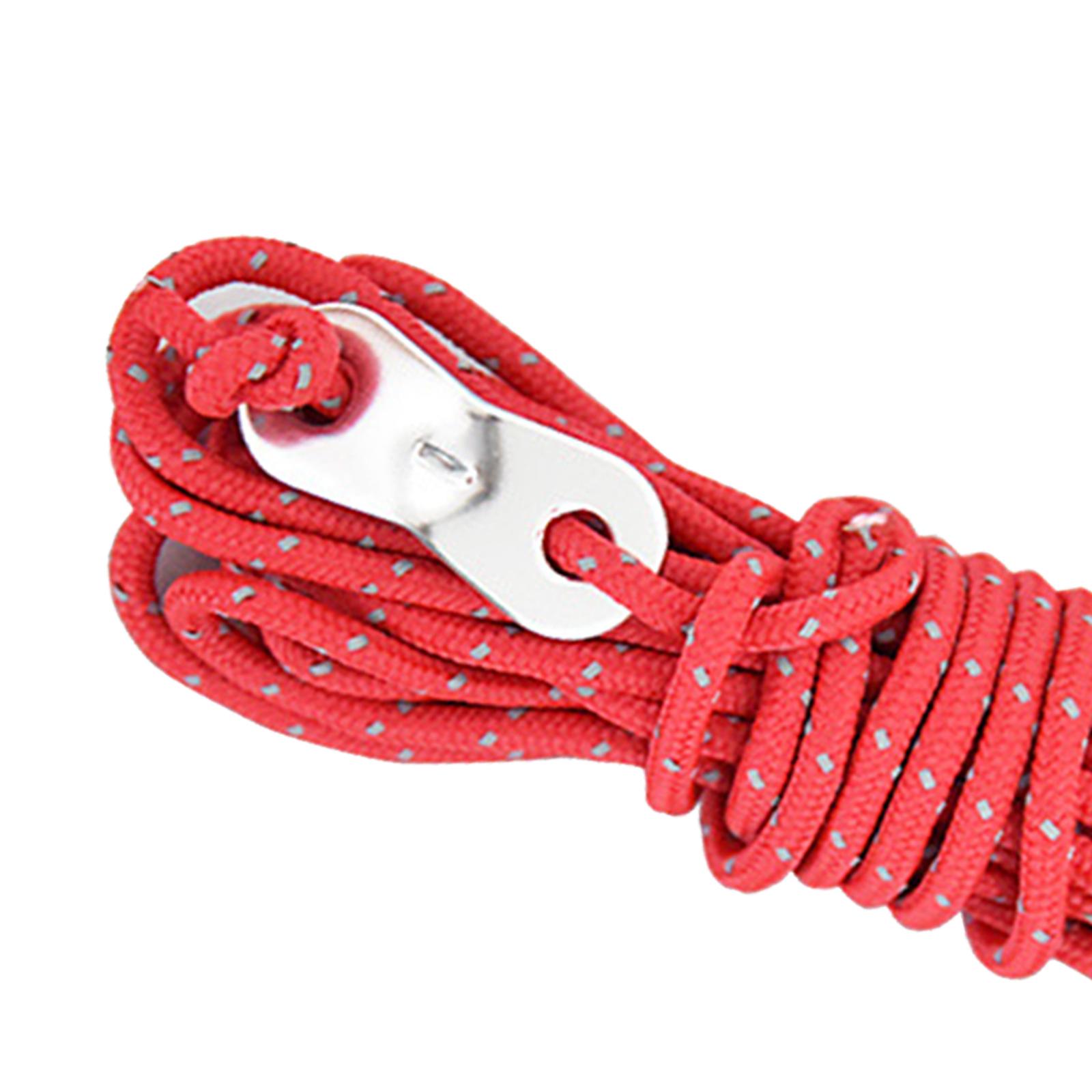 2x Adjustable Wind Rope with Adjustment Buckle Accs for Camping Tent Canopy Survival