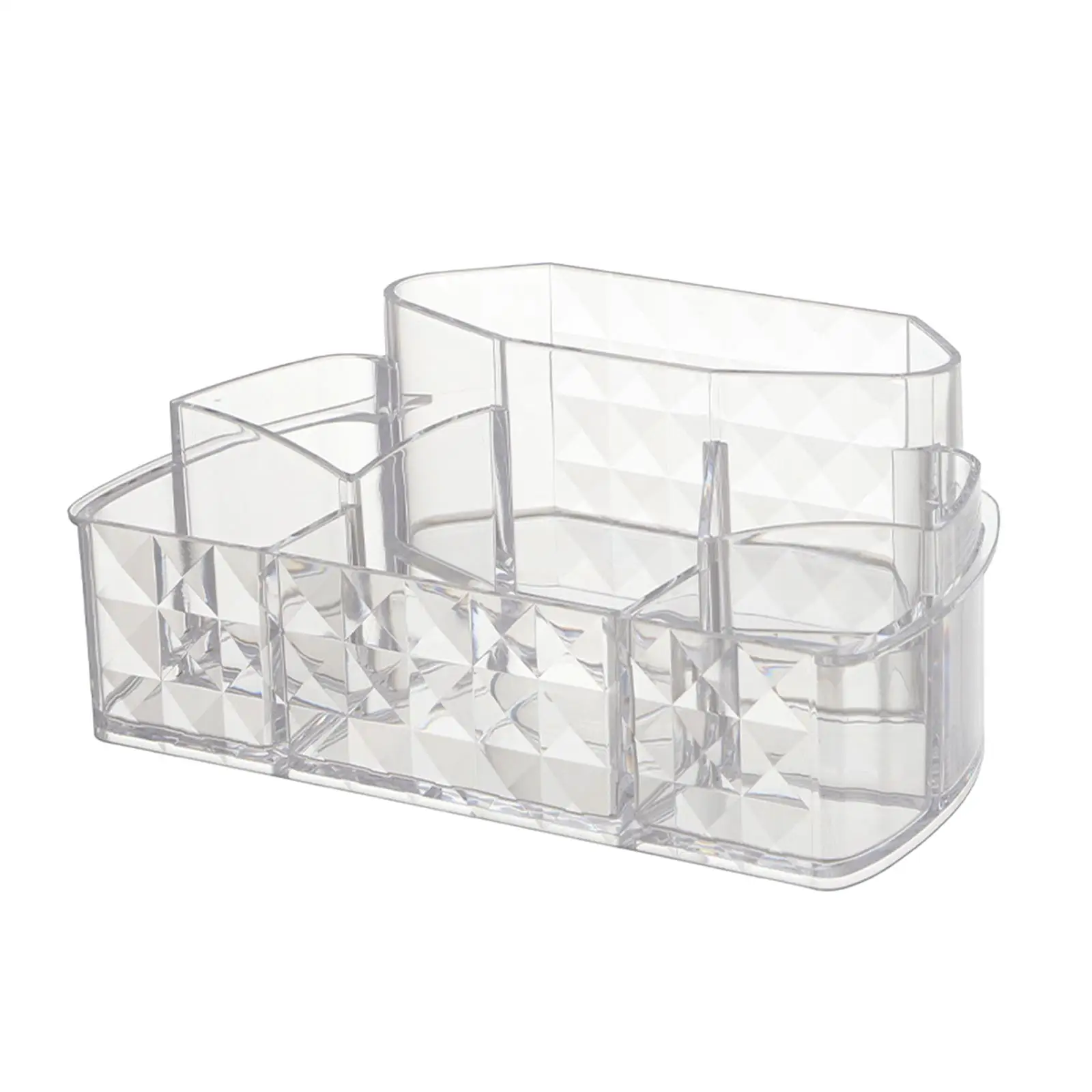 Makeup Organizer Transparent Compact Holder Cosmetic Storage Box for Lipstick Jewelry Brushes Eyeshadow Palettes Desk