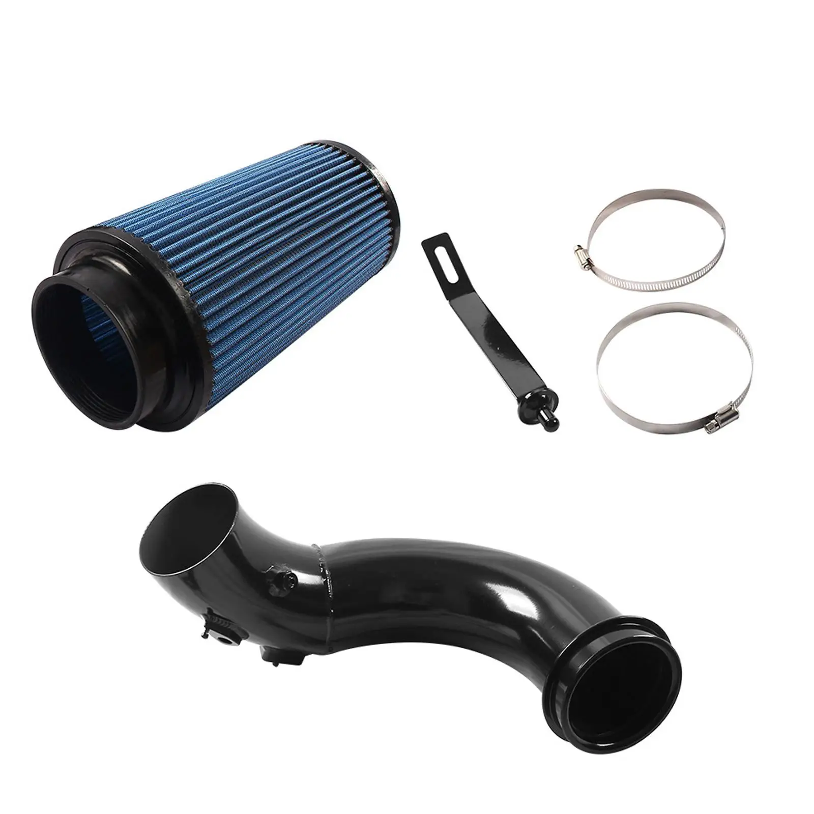 Cold Air Intake Filter/ with Filter/ Aluminum Alloy Iron Stainless Steel /for Replaces Black Accessories Car Parts
