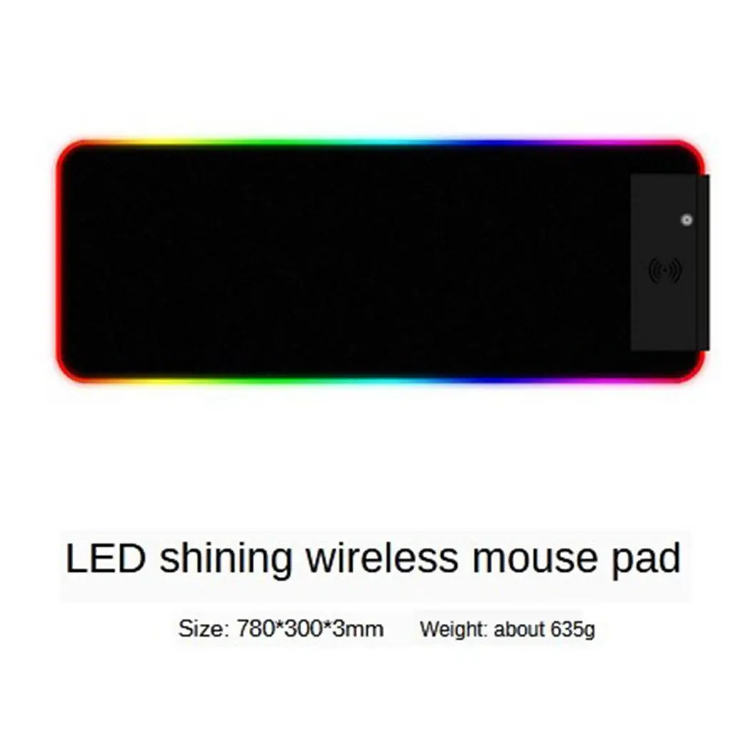 RGB Gaming Mouse Pad LED Extended Soft Computer Keyboard Mat Non Pad
