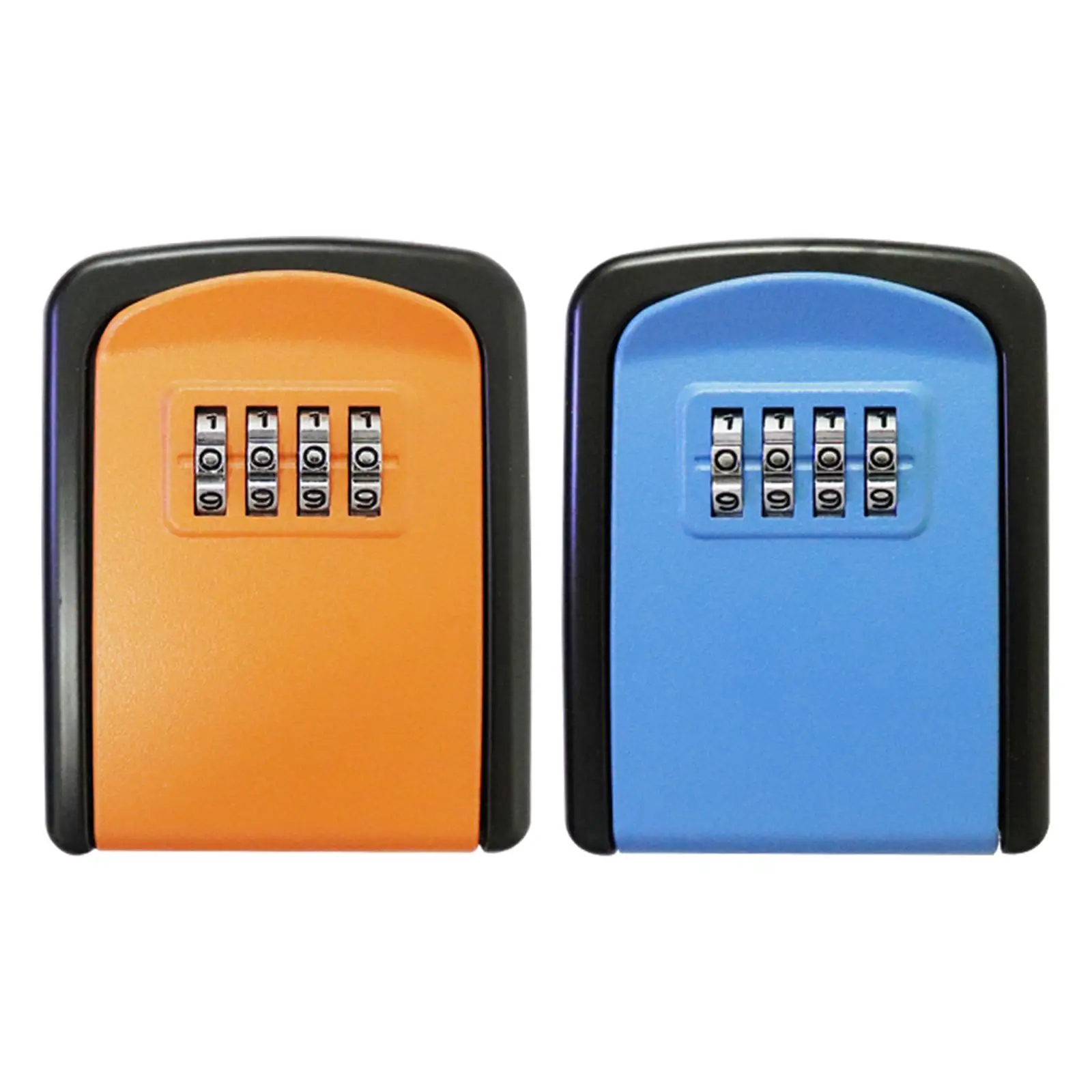 Portable Password Lock Box Password Combination Lock Box Outdoor Box with Code Resettable Code Lock Box for Door Key