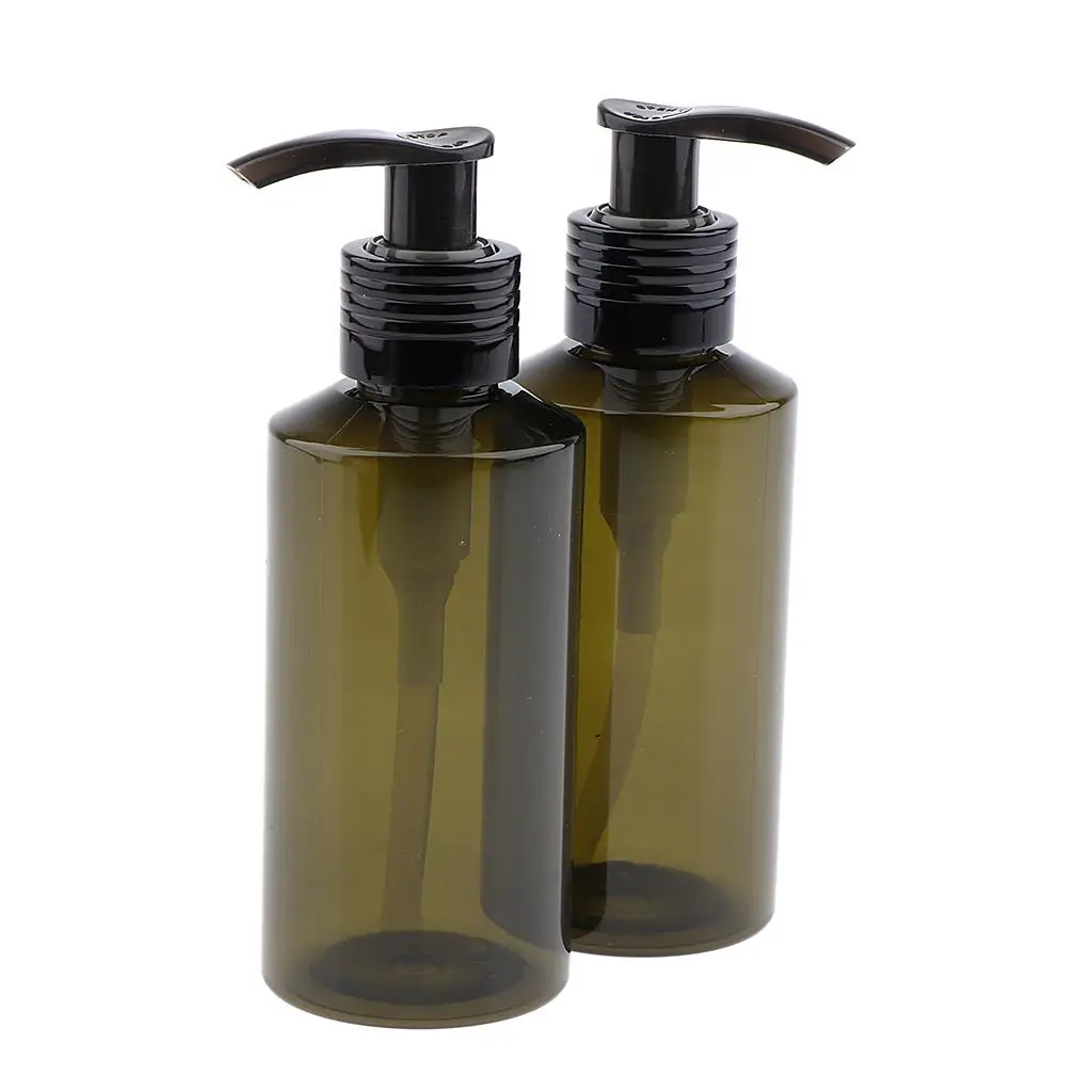 2x 150ml Empty Lotion  Bottle Comestic Soap Gel Containers