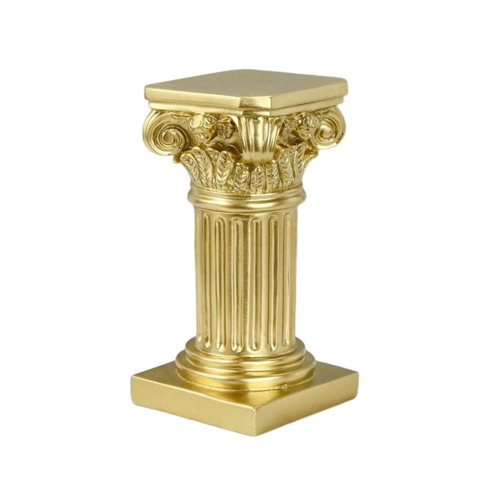 Creative Roman Column Statue Sculpture Plinth Base for Home Desktop Decor