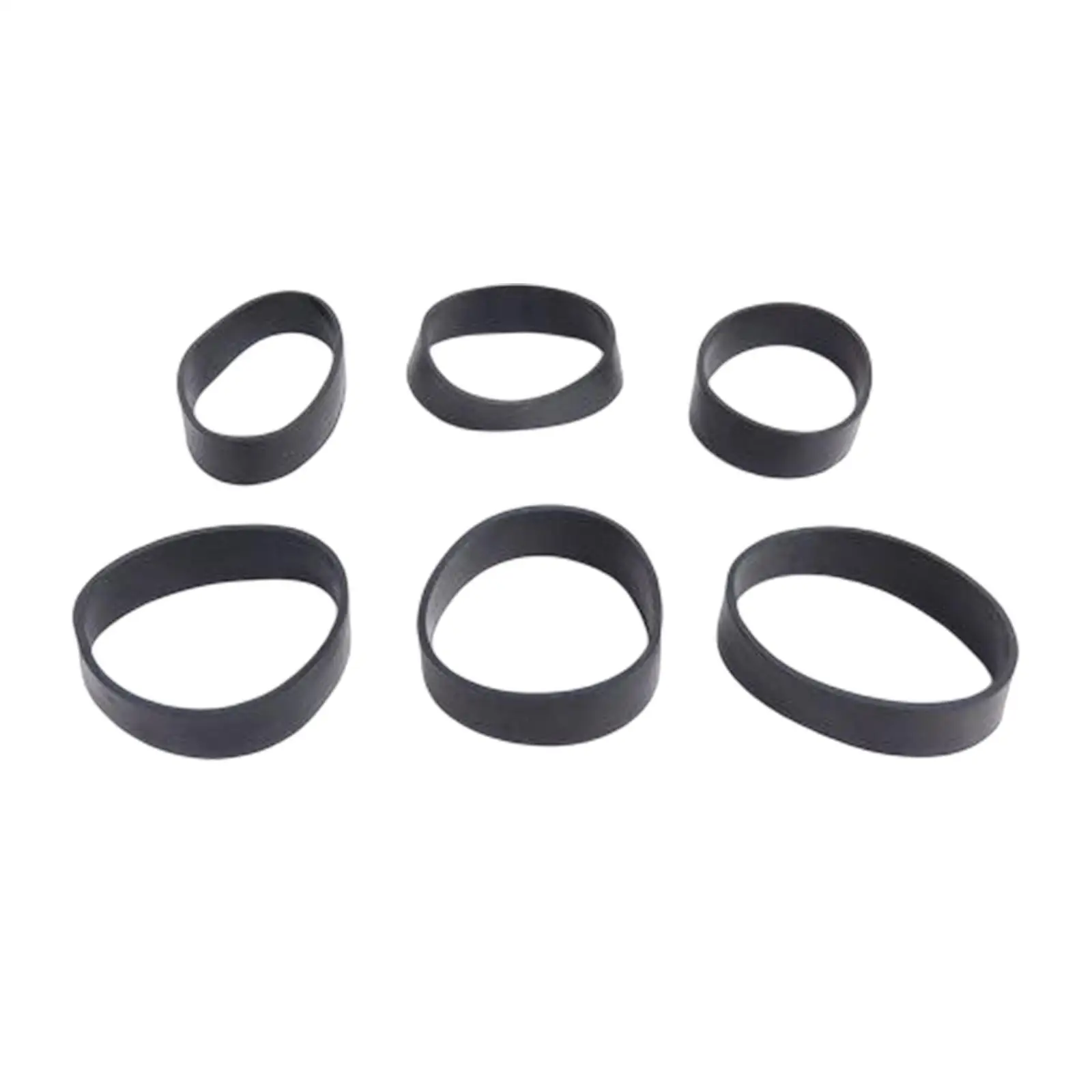 6Pcs Diving Rubber Fixing Band Sealed for Waist Belt Scuba Diving Accessory