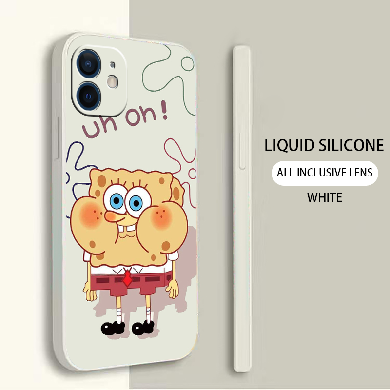 Cartoon Spongebob SquarePants Phone Case For iPhone 6s Plus 6 6s 11 12 13 Max Pro Mini SE 2020 7 7P 8 Plus X Xr Xs L18n Cover iphone 11 clear case