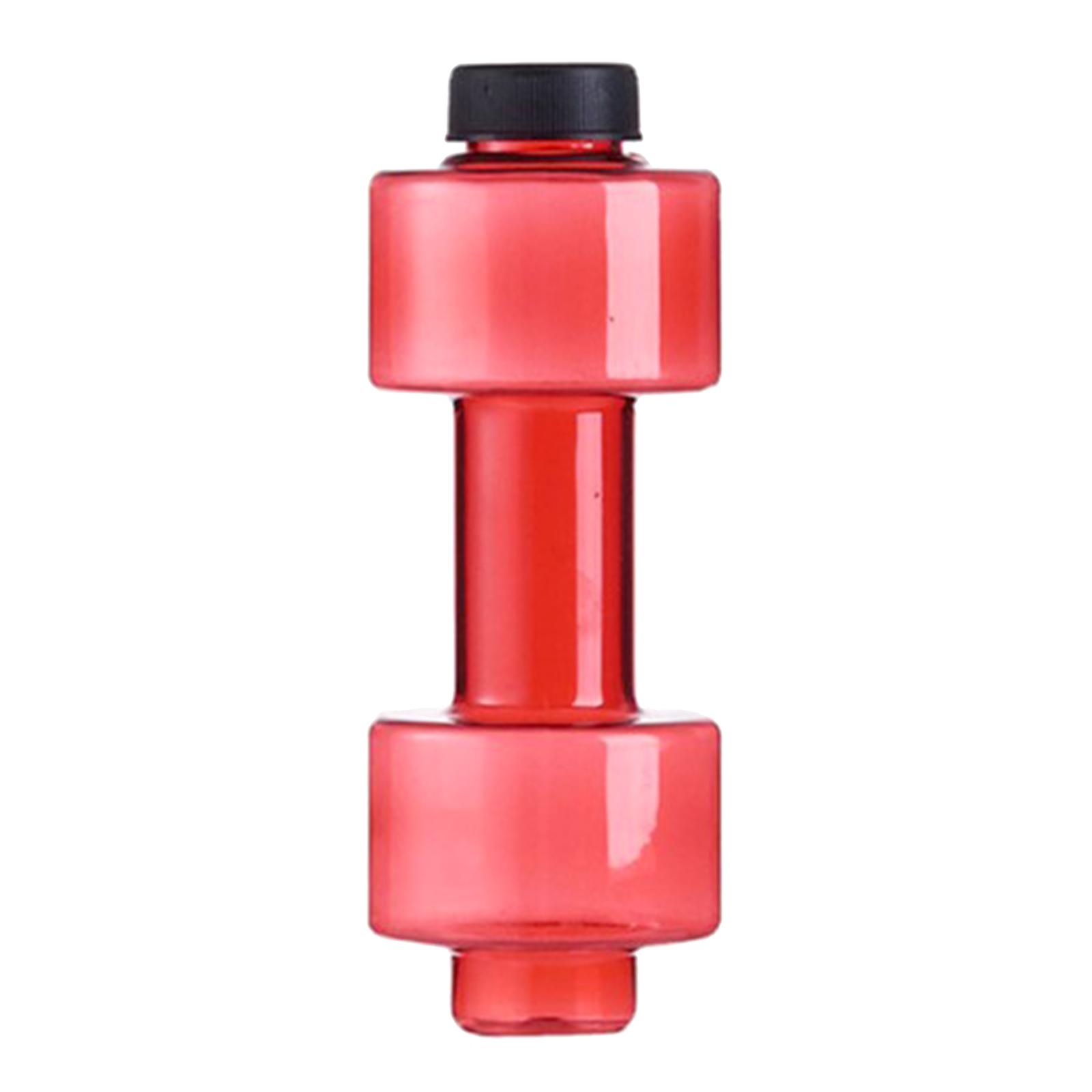 Portable Water Bottle For Men Women Dumbbell Refillable Adjustable Fitness