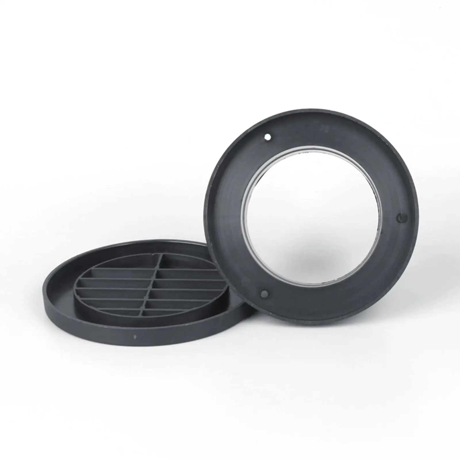 Black Air Vent Ducting Piece Air Ducting Pipe Assembly 90mm Round Vent Cover