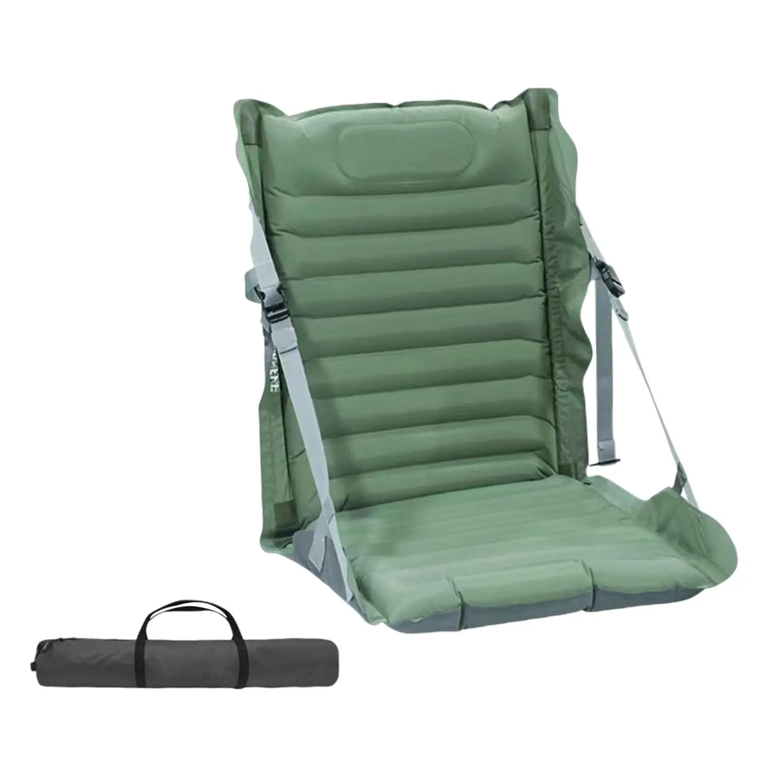 Foldable Chair with Backrest Inflatable with Carrying Bag Lightweight Folding