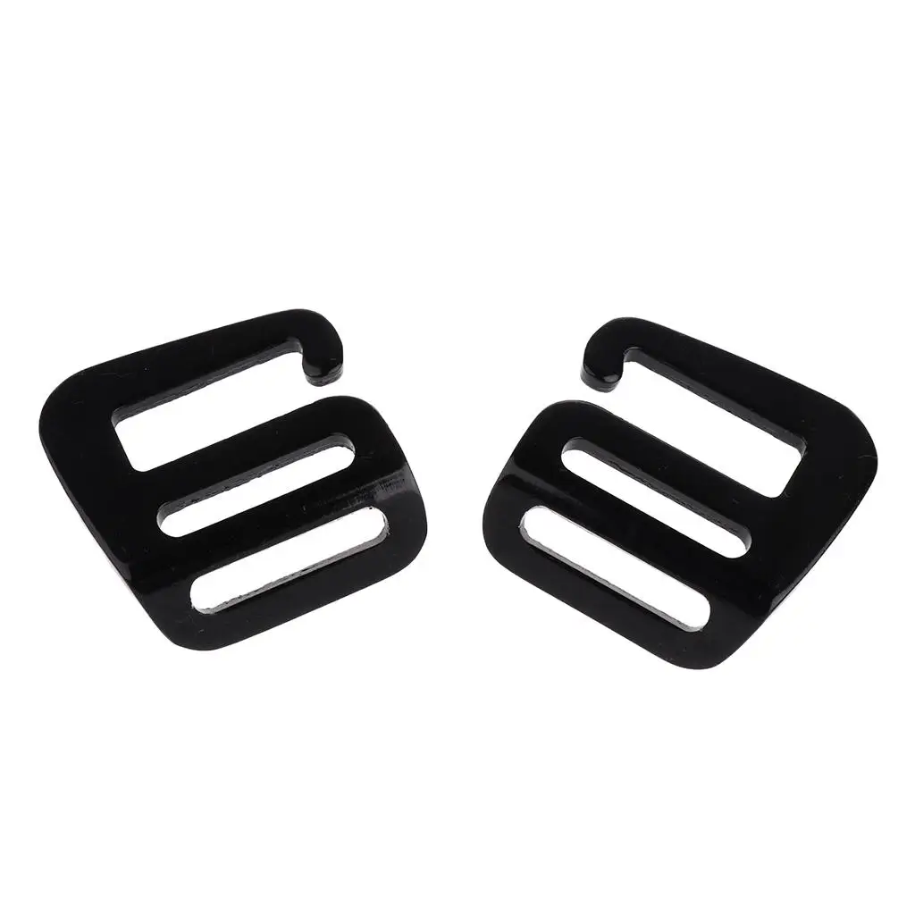 2x 4 Colors Webbing Buckle g shaped hook Aluminum Alloy Hardware Accessories