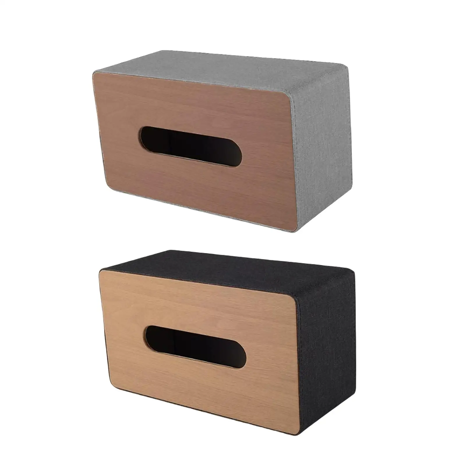 PU Leather Tissue Box Holder Anti Moisture Pumping Paper Case Tissue Dispenser Tissue Box Cover for Paper Towel Bag Decoration