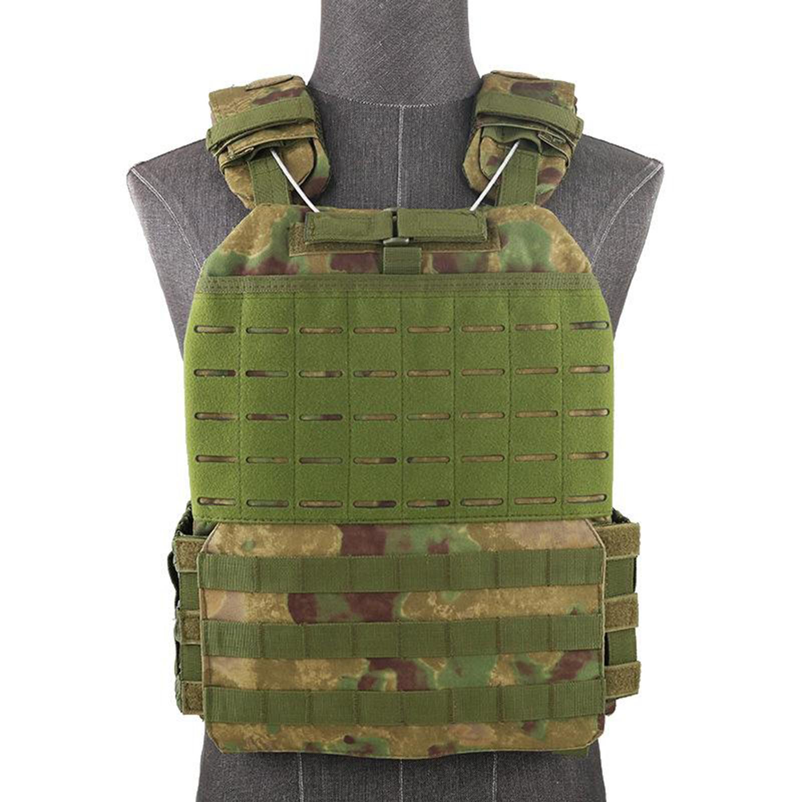 Tactical Military Assault Vest Weight-Bearing Vest for Army Combat Game Jungle