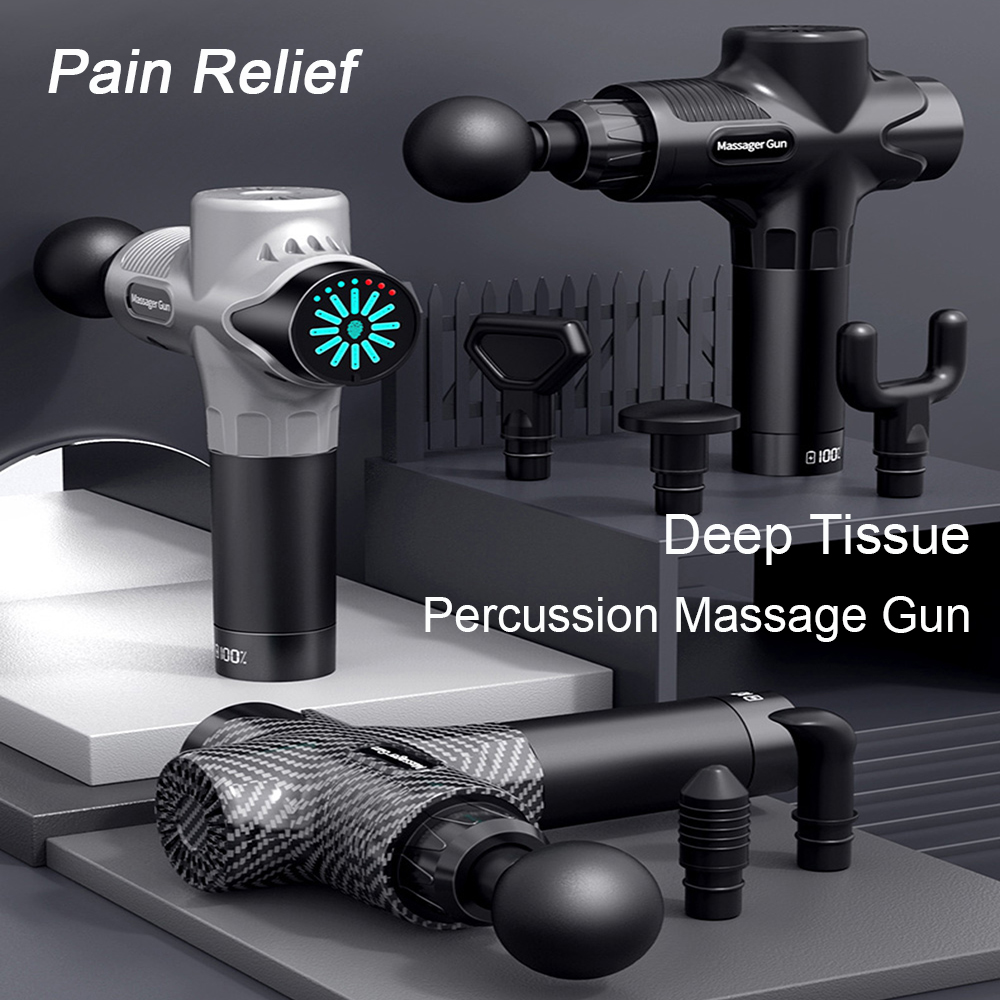 Best of 24V High Frequency Massage Gun Electric 12Head Professional Percussion Fascial Gun LCD Muscle Relax Pain Relief Fitness Slimming Reviews & Tips