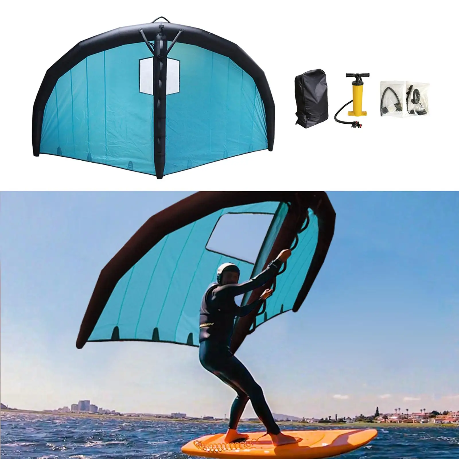 Inflatable Foil Powerful Hydrofoil Surfing Wing for Surfing Ski Windsurfing