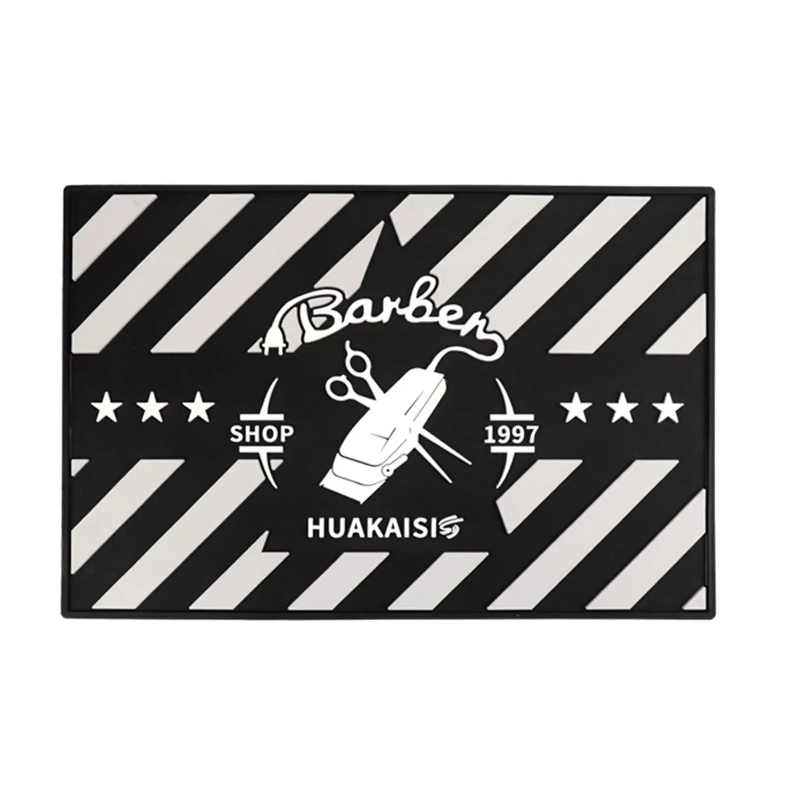 Nonslip Barber Mats Wear-Resistant Tray for Hairdressing Tools Hair Clippers