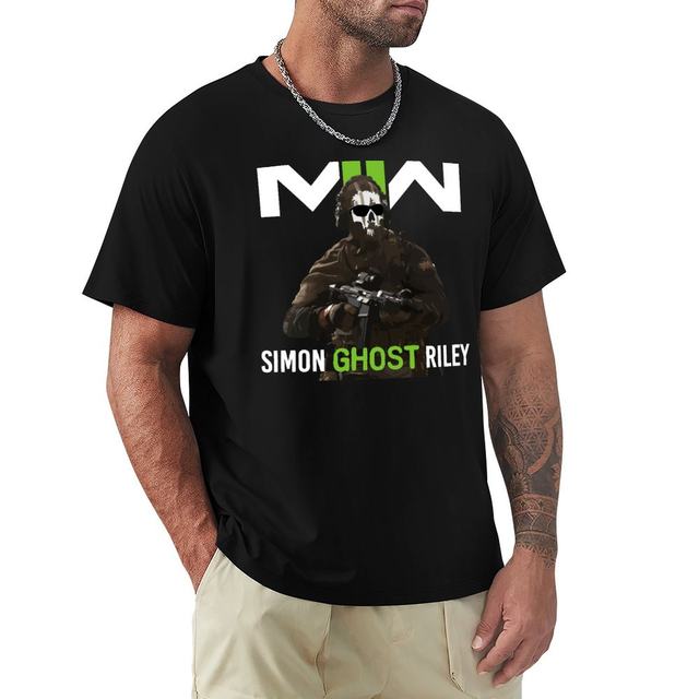 Gearhumans Call of Duty MW2 Simon Ghost Riley Custom T-Shirts Hoodie