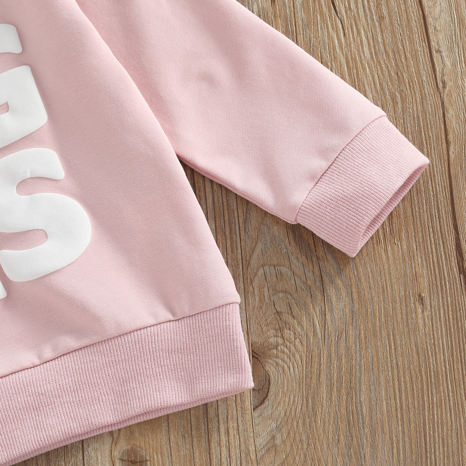 FOCUSNORM 0-5Y Herbst Baby Mädchen Schwester Schöne Kleidung Sets Brief Gedruckt Lange Hülse Pullover Sweatshirt + Hosen – Detail 13