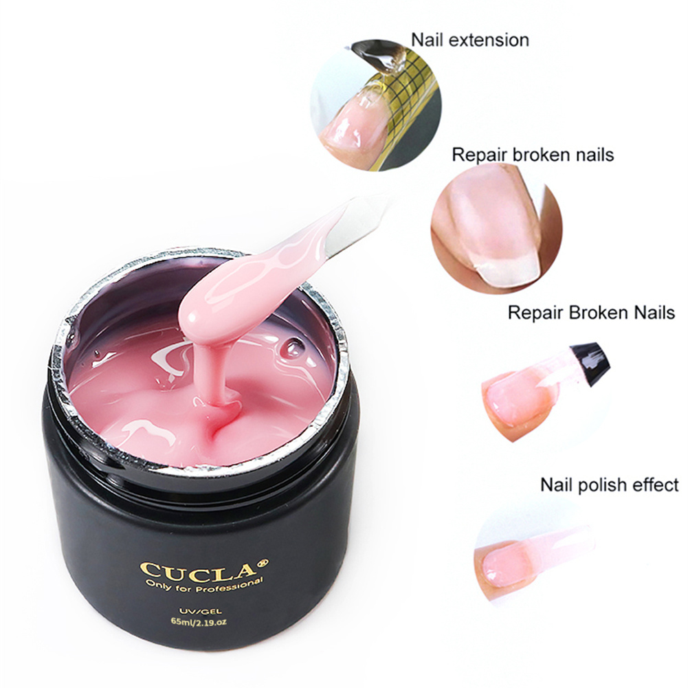 Best of Quick Building Gel 65ml Nail Extension Gel Nail Model Phototherapy Gel UV Glue Crystal Nail Jelly Gel Nail Art Prolong Form Reviews & Tips