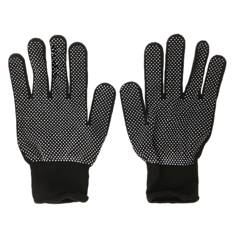 Description Picture 3 of item2pcs Heat Resistant Protective Glove Hair Styling For Curling Straight Flat Iron E74C