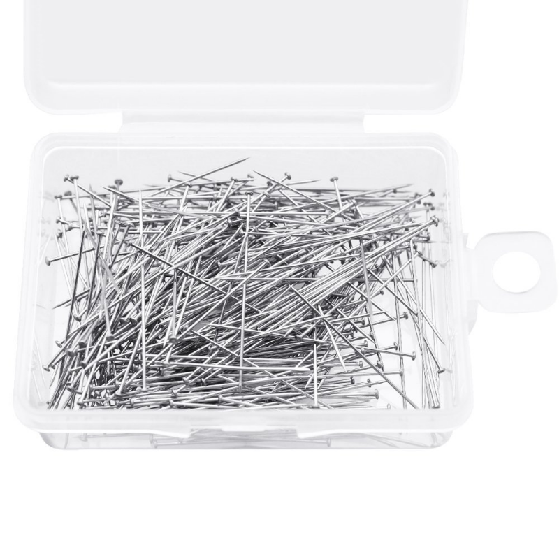 Description Picture 3 of itemStainless Steel Sewing Pins, Straight Quilting Pins, Fine Satin Head, DIY Making, Sewing Tools, 35mm, 300Pcs